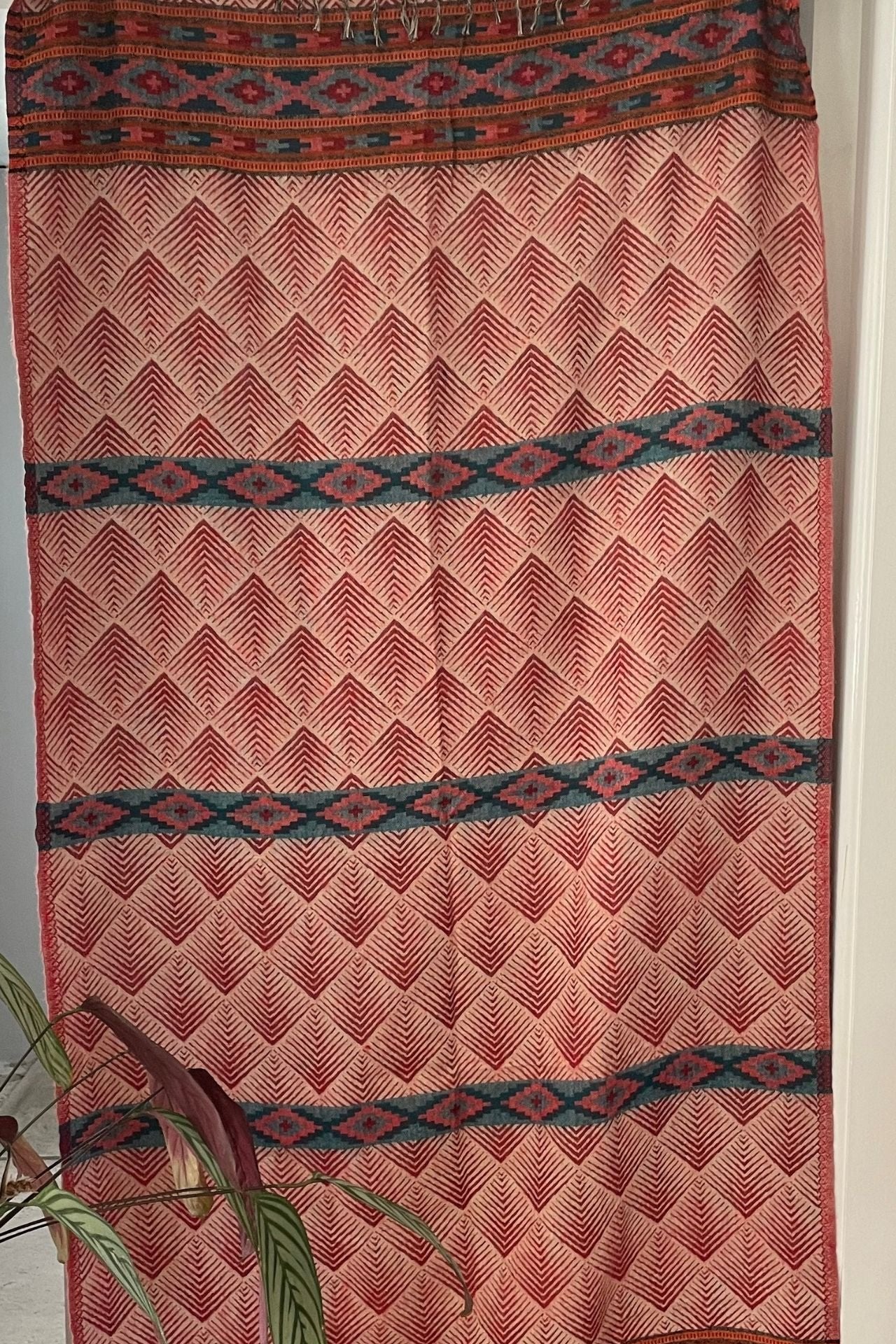 Surya Australia Ethical Tibetan Throw Rugs made in Nepal - Rust