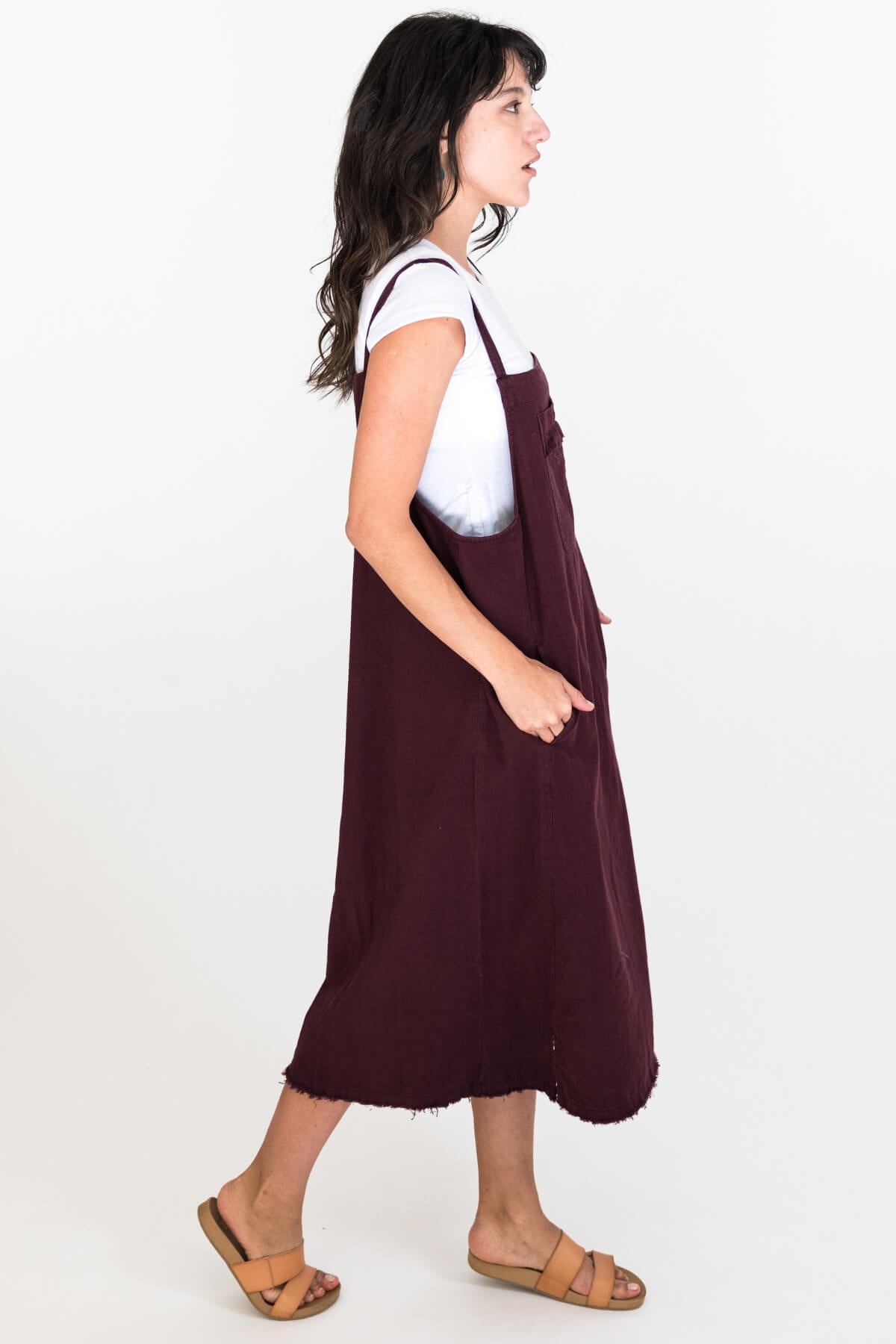 Surya Cotton 'Sirena' Pinafore - right side view