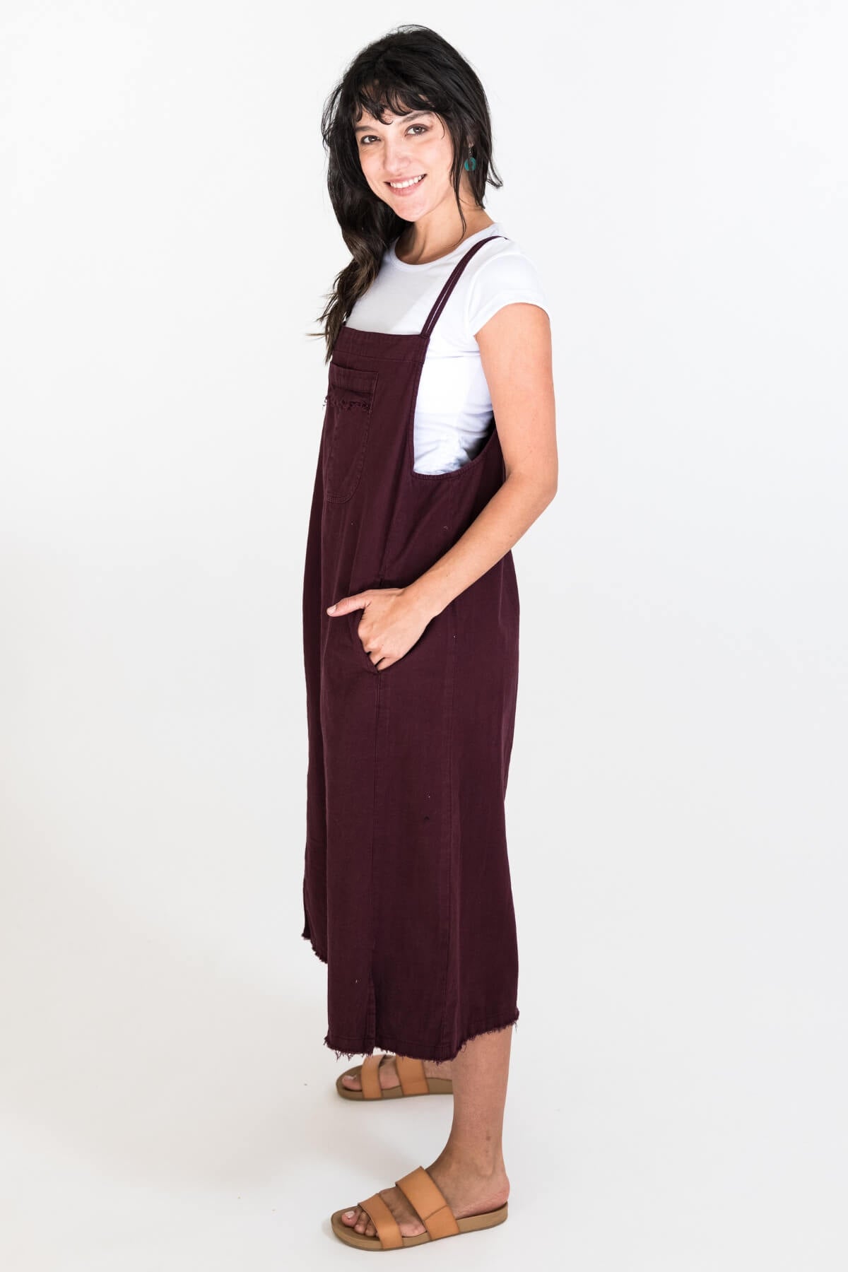 Surya Cotton 'Sirena' Pinafore - left side view