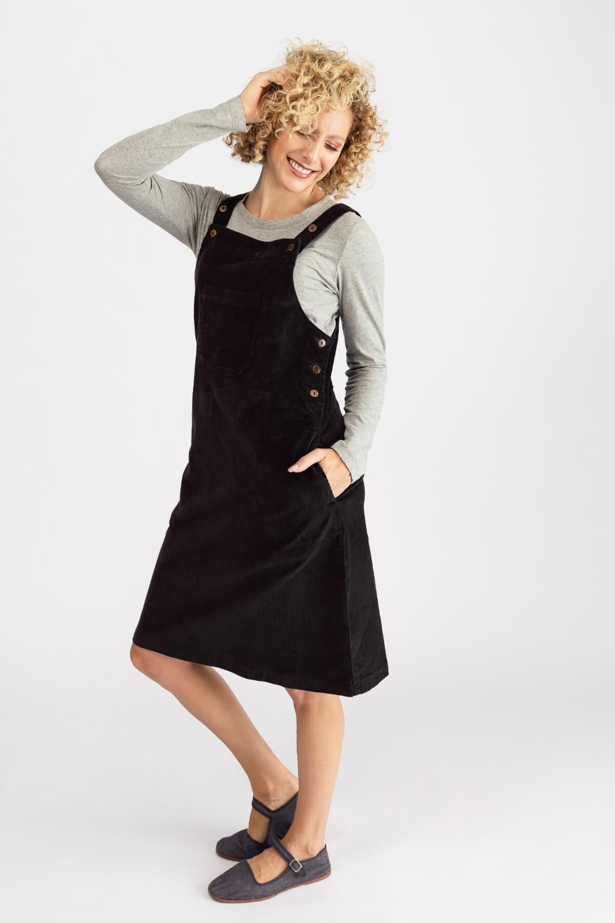 Surya Ethical Corduroy Pinafore - made in Nepal