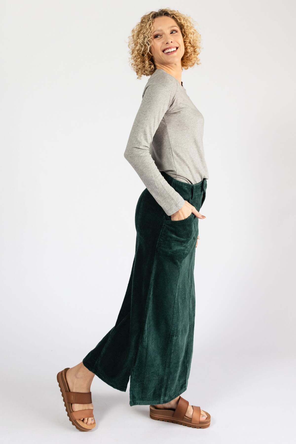 Surya Corduroy Maxi Skirt - right side view