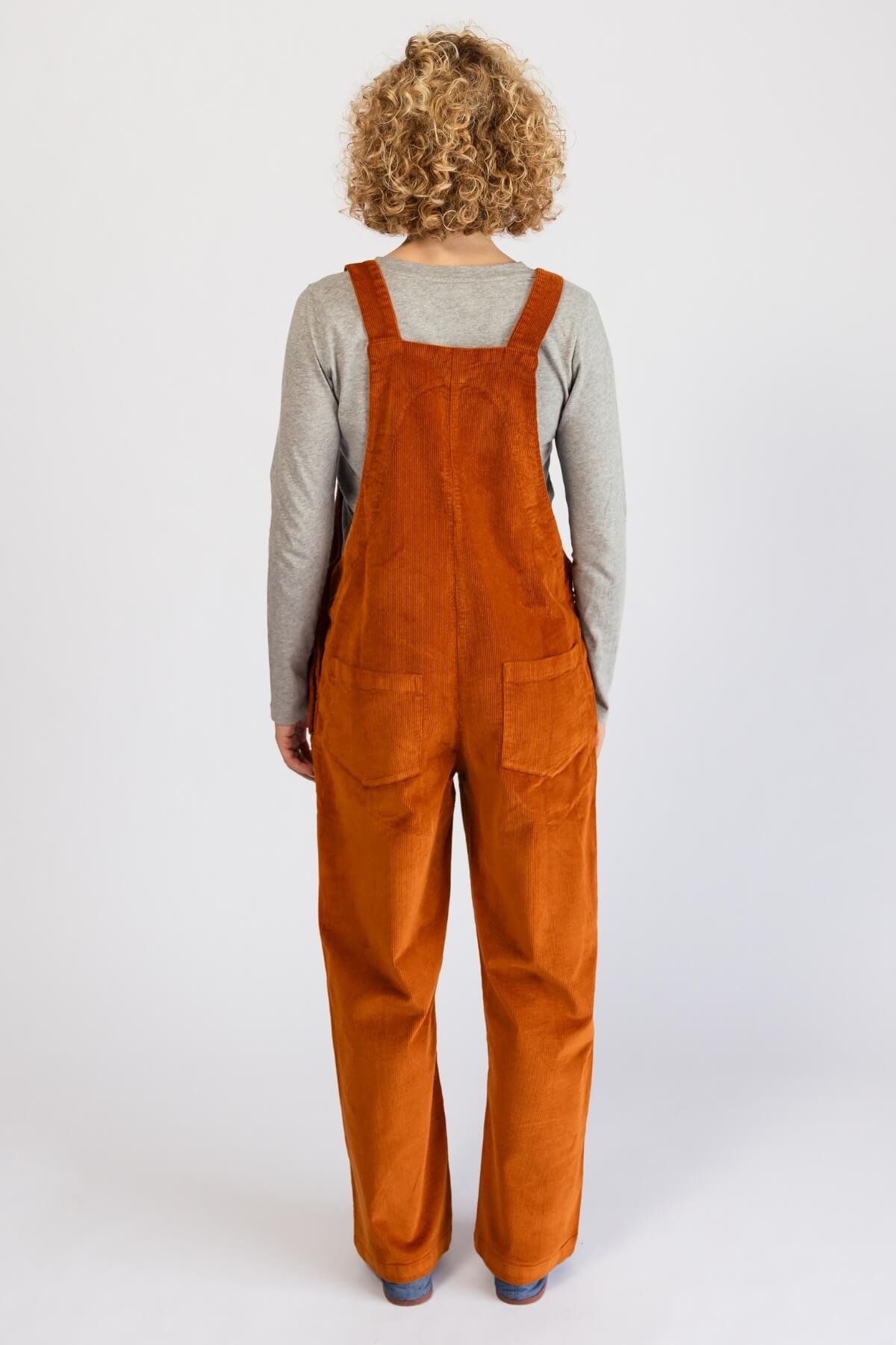 Surya Cotton Corduroy Overalls - rear view