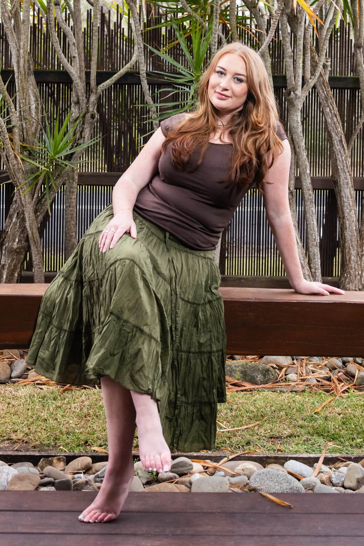 Surya Australia Ethical Cotton 'Franti' Skirt made in Nepal