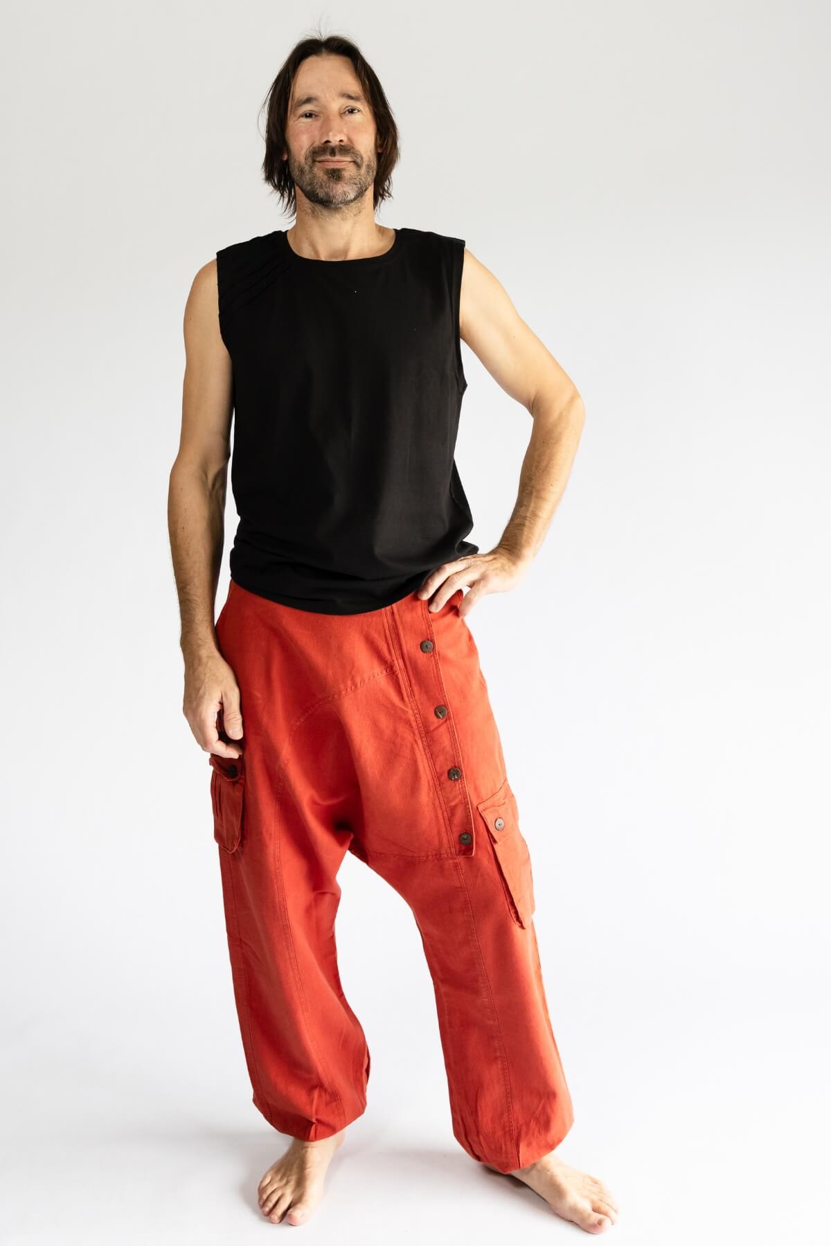 Surya Drop Crotch Pants for Men - ethically made in Nepal