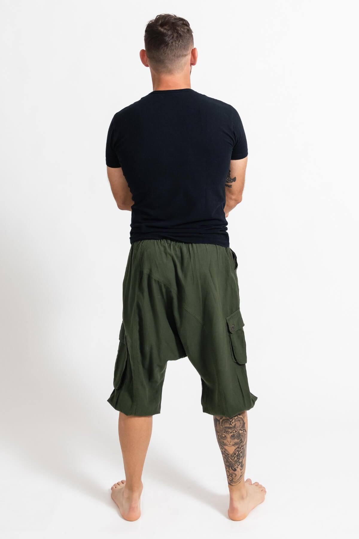 Surya Short Low Crotch Pants for Men - rear view