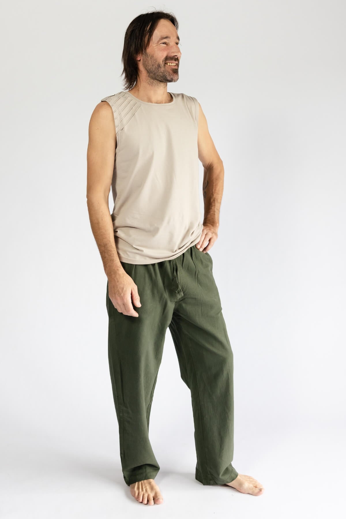 Surya Cotton Everyday Pants for Men - right side view