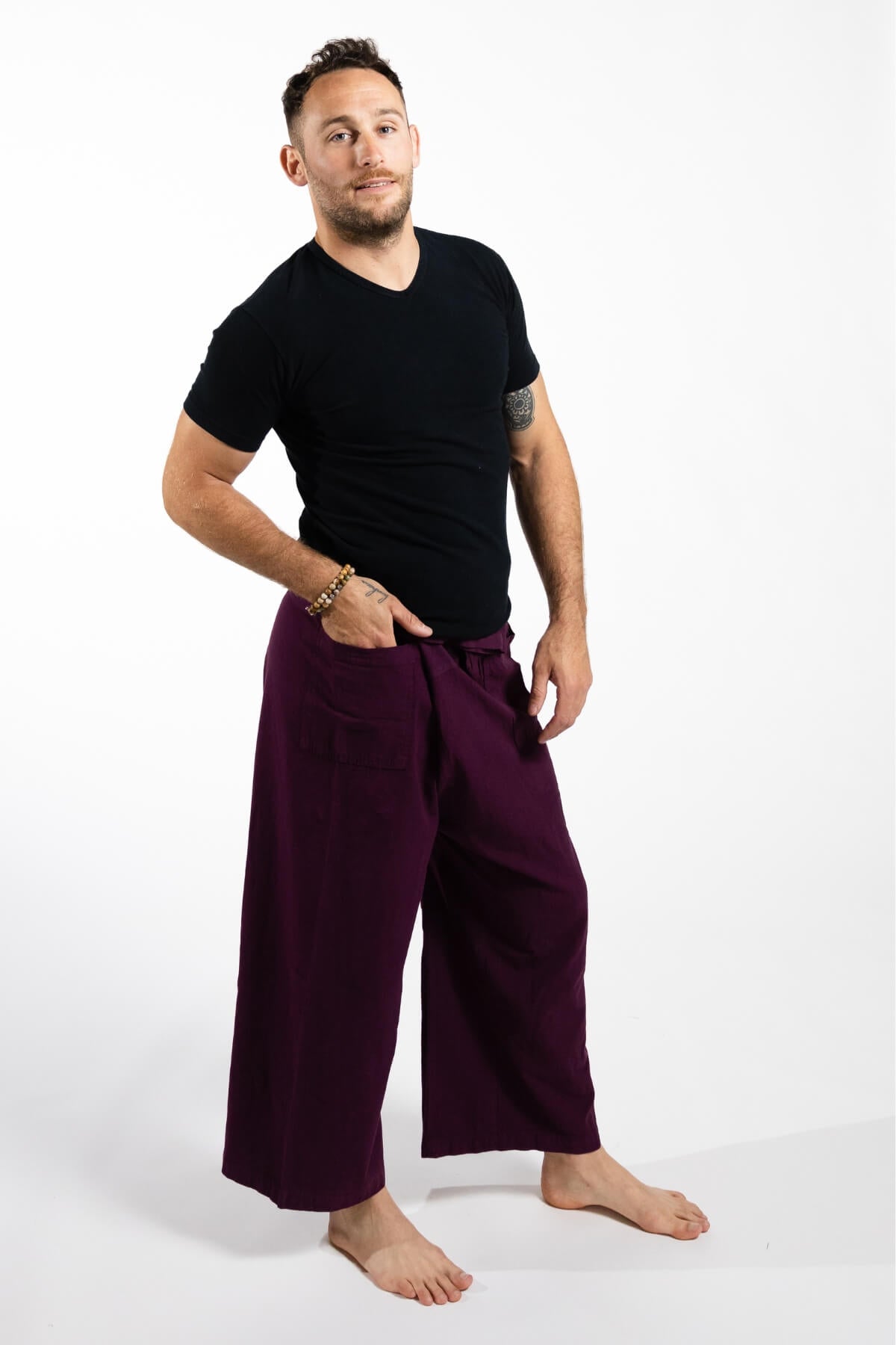 Surya Cotton Fisherman Pants for Men - with pockets