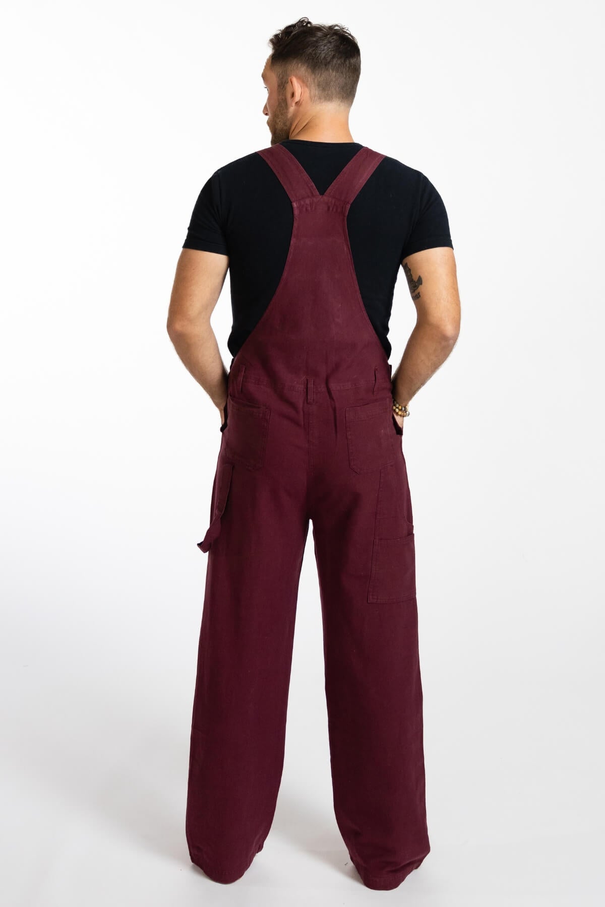 Surya Cotton Overalls for Men - rear view