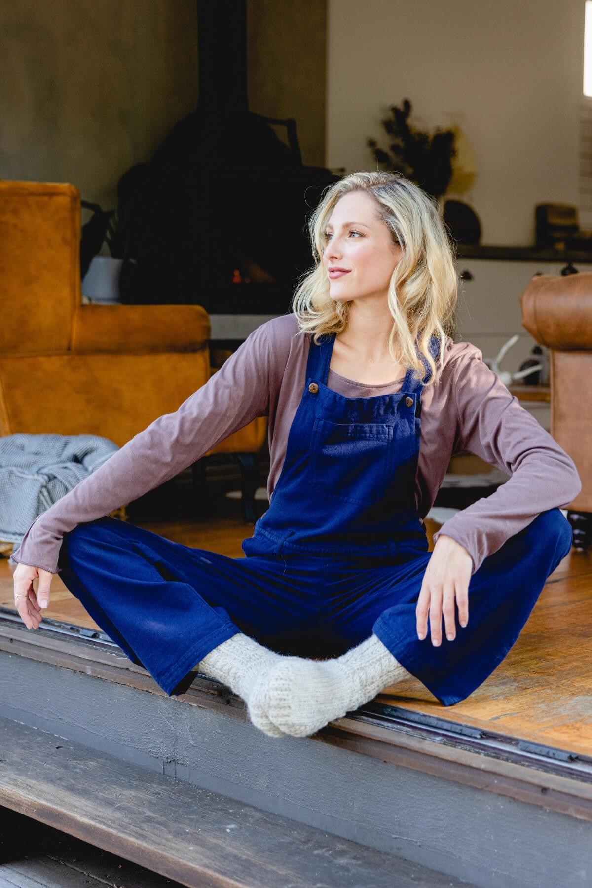 Surya Ethical Cotton Overalls from Nepal -with pockets