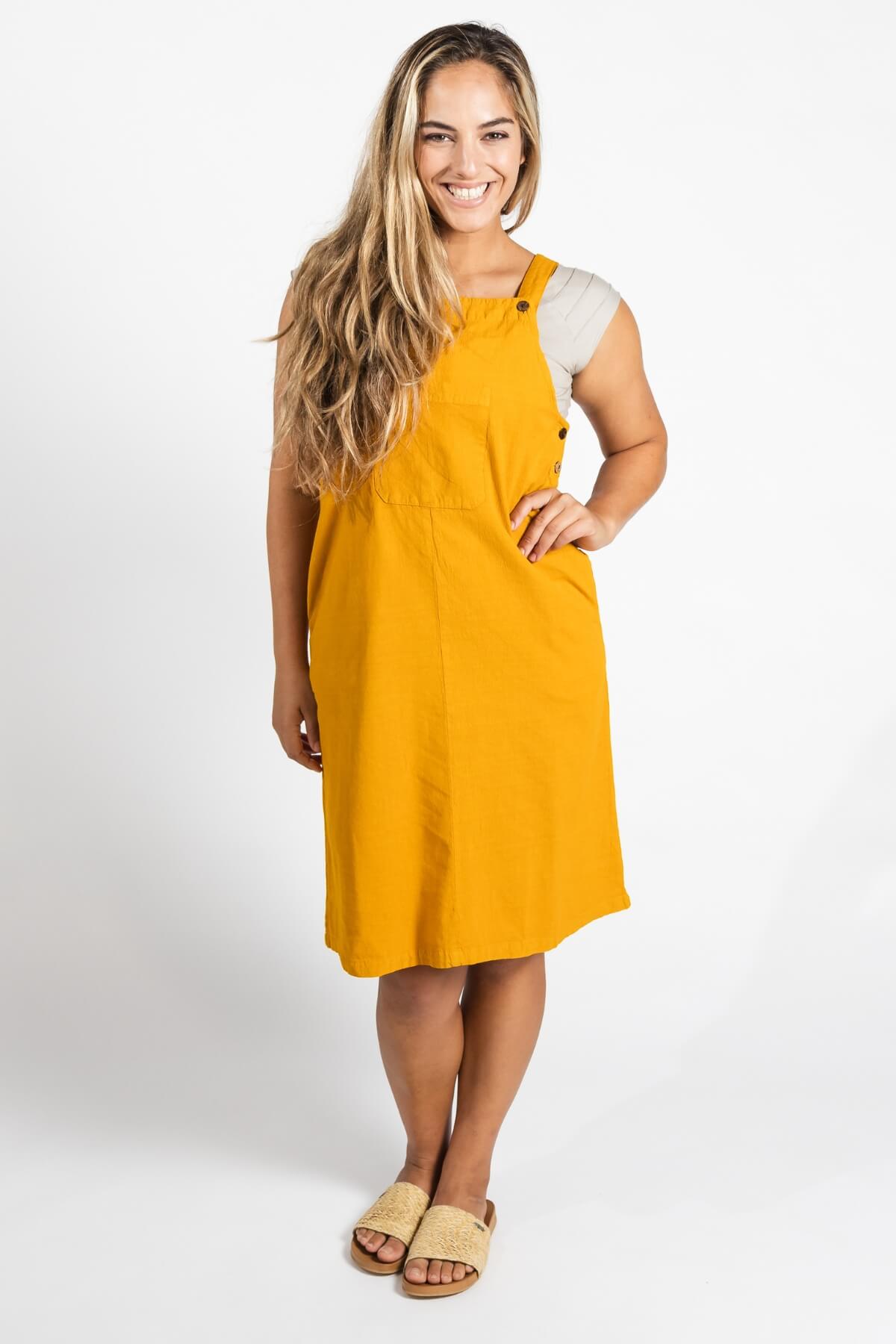Surya Cotton 'Ayla' Pinafore - Ethically made in Nepal