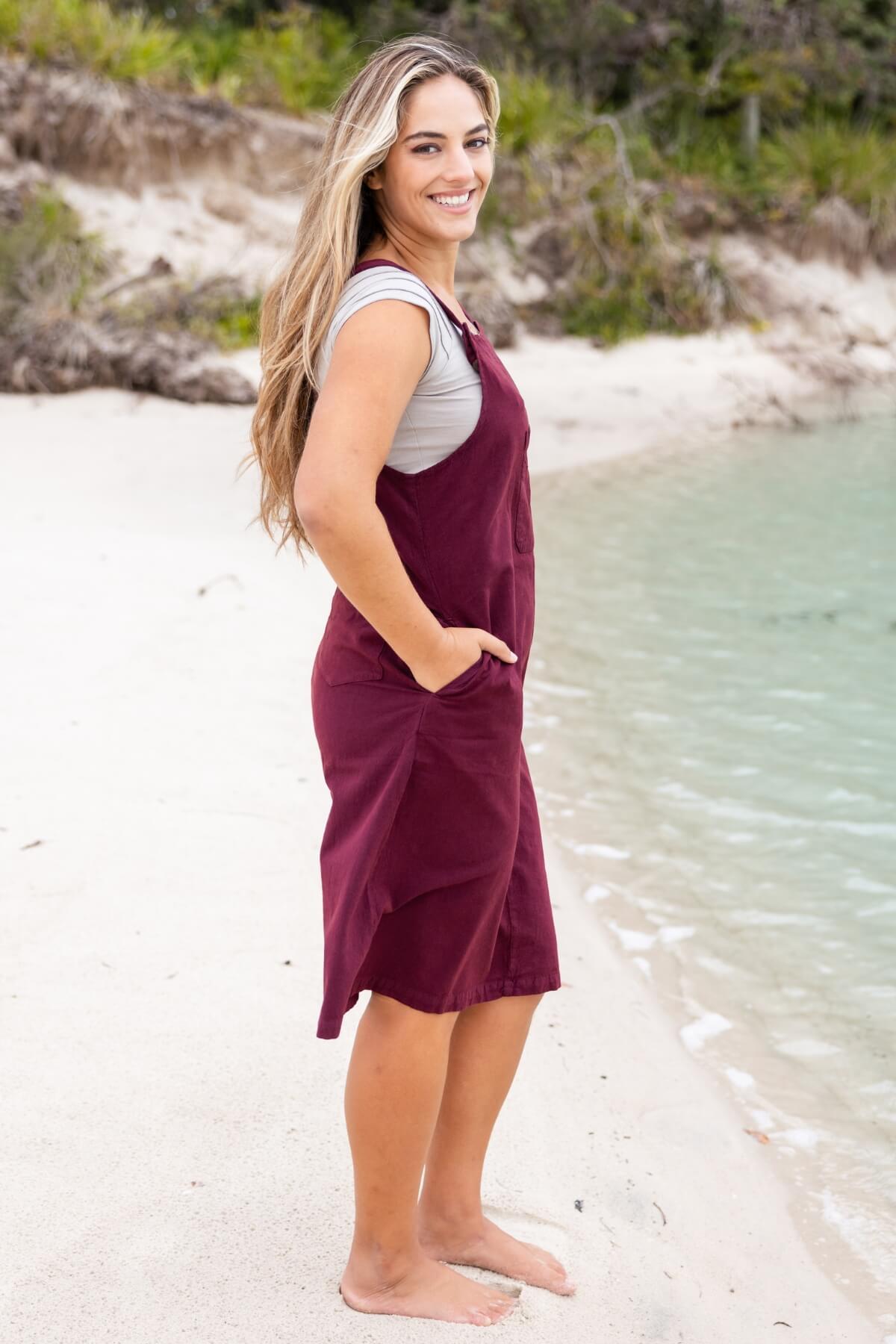 Surya Cotton 'Ayla' Pinafore - with loads of pockets