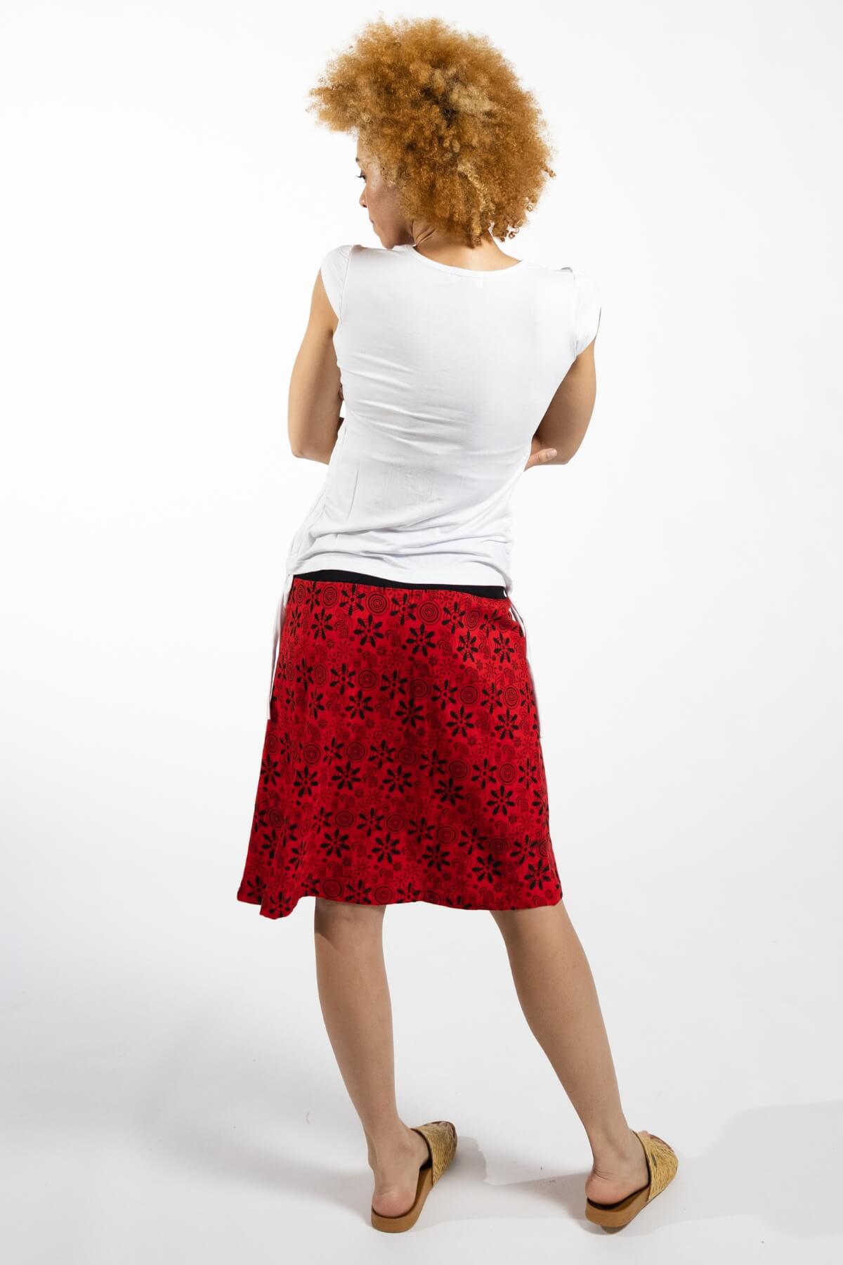Surya Cotton 'Stella' Skirt made in Nepal - rear view