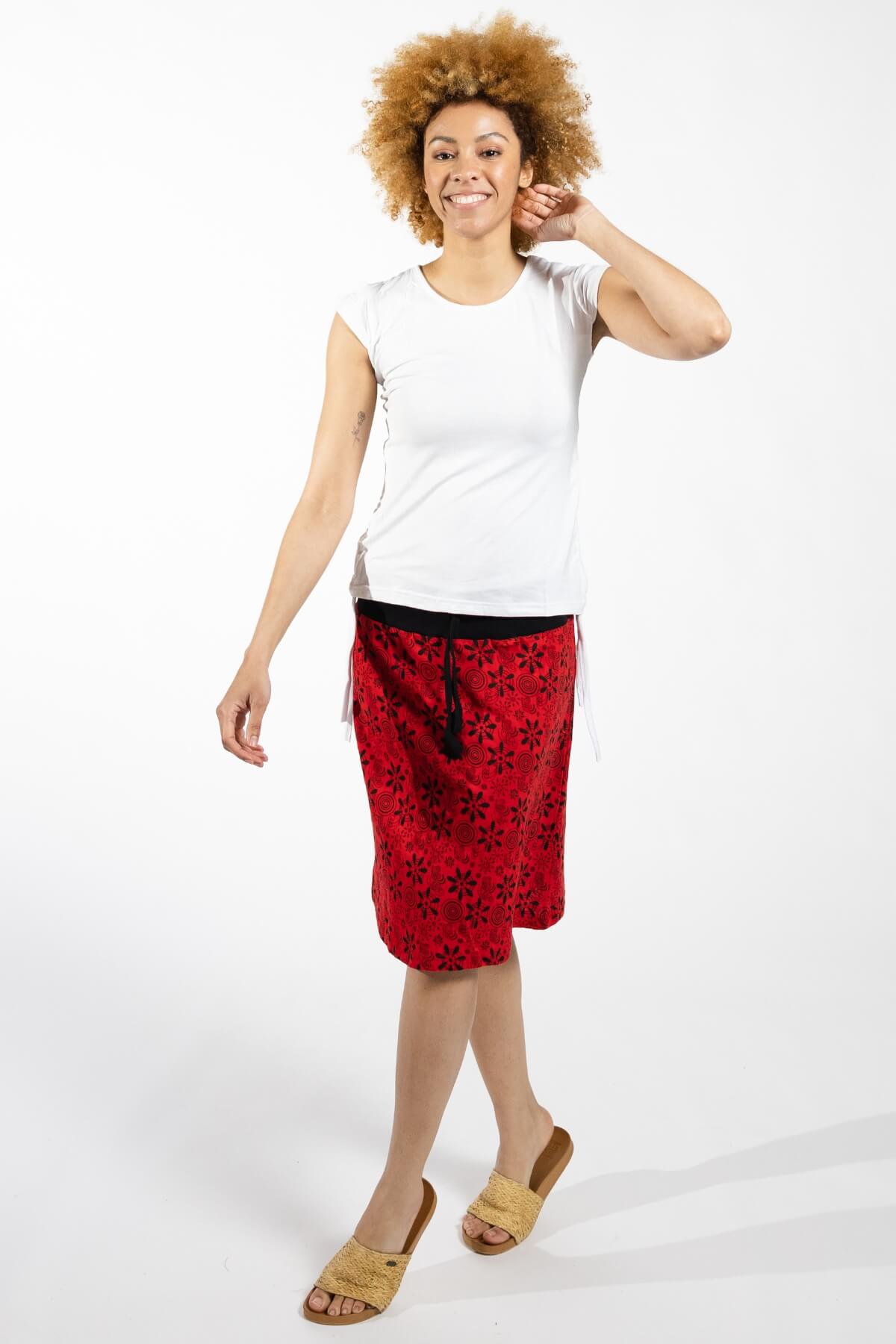 Surya Cotton 'Stella' Skirt made in Nepal - perfect length