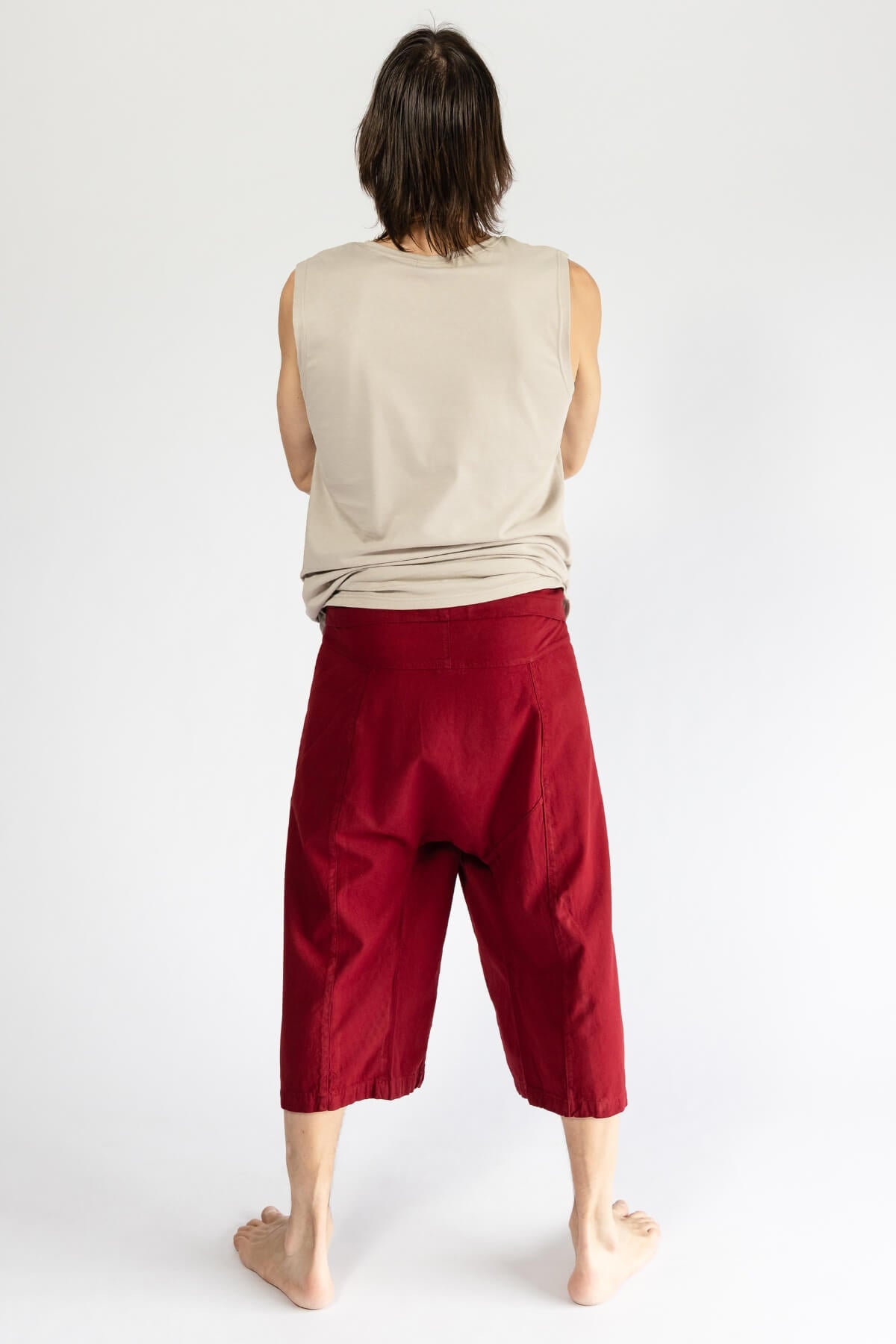 Surya Cotton Fisherman Pants for Men - rear view