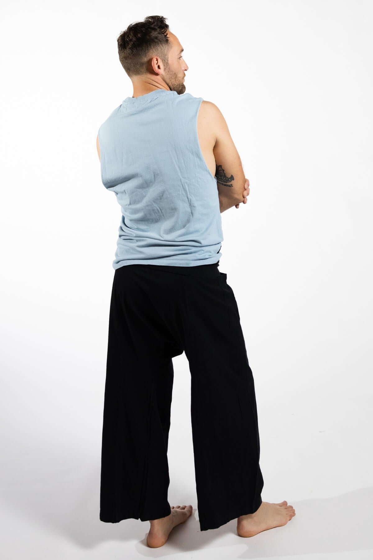 Surya Ethical Fisherman Pants for Men - rear view