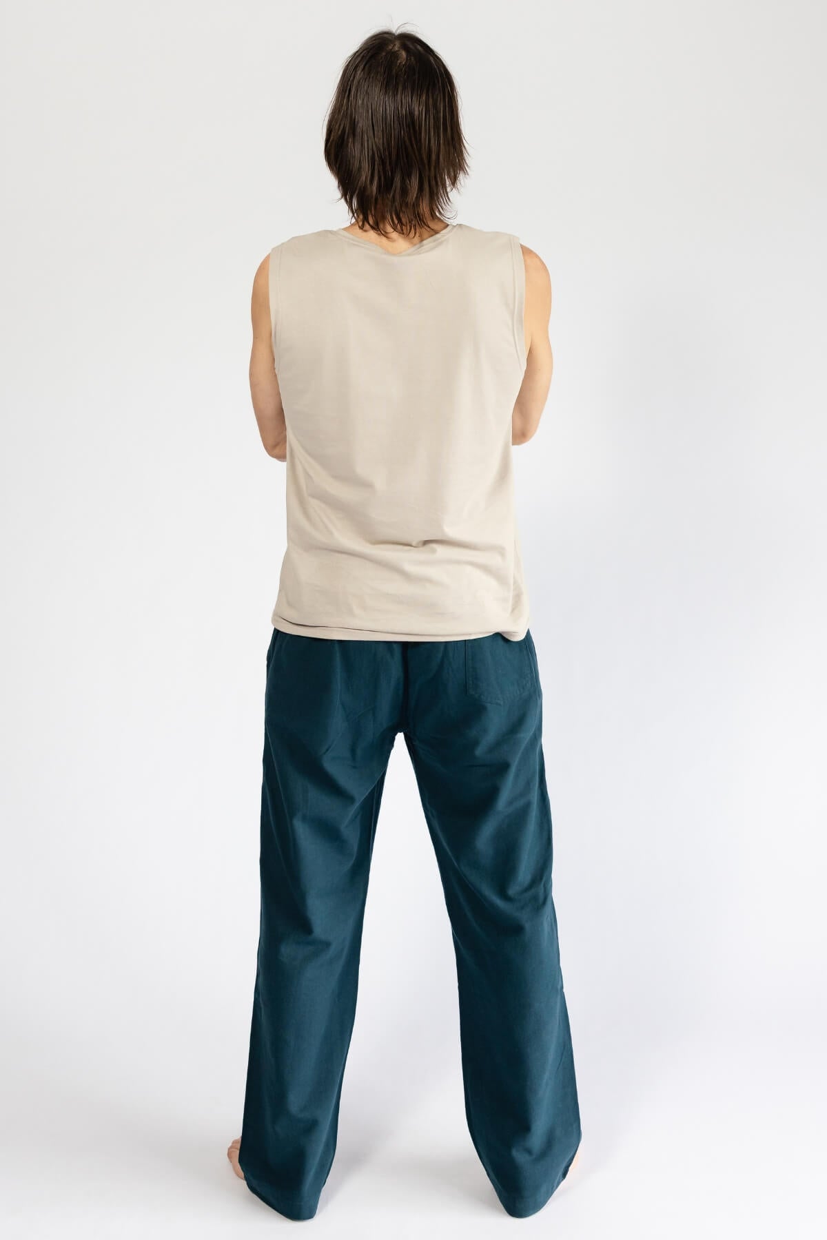 Surya Everyday Cotton Trousers for Men - rear view
