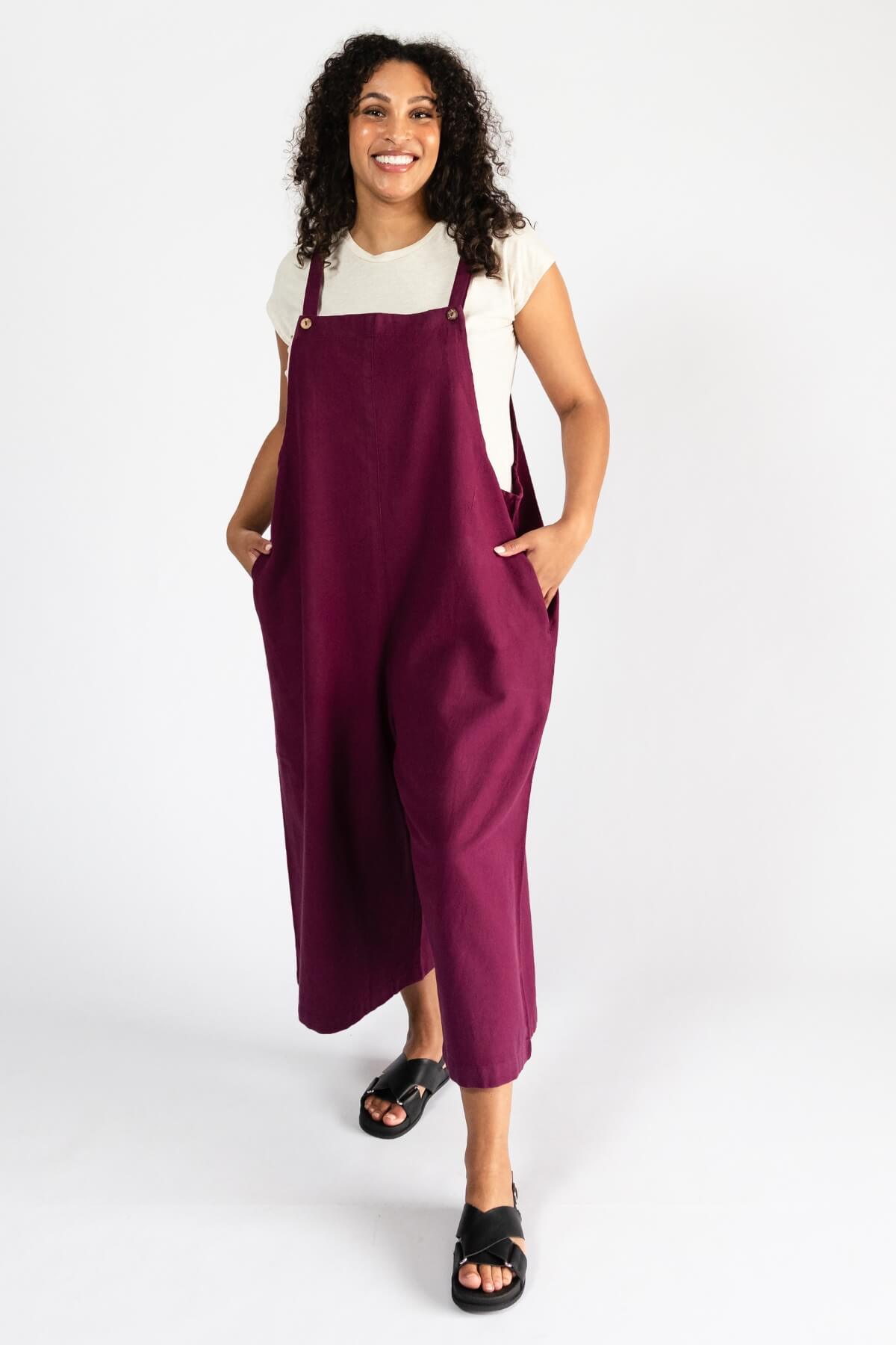 Surya Everyday Cotton Juanita Overalls - with two hip pockets