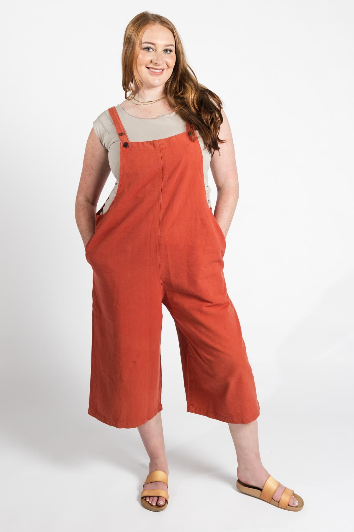 Surya Baggy Cotton 'Juanita' Overalls made in Nepal