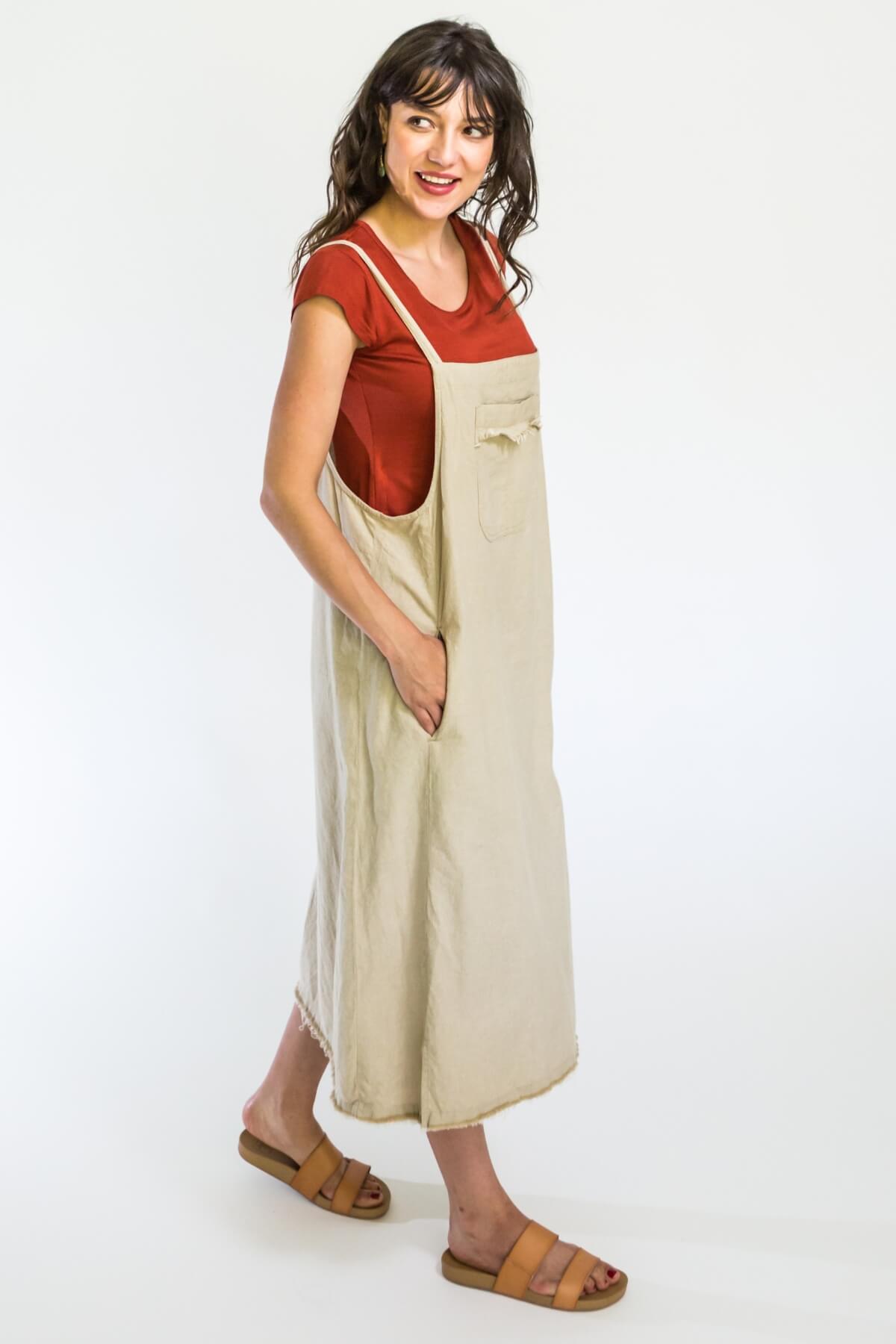 Surya Cotton Sirena Pinafore - right side view