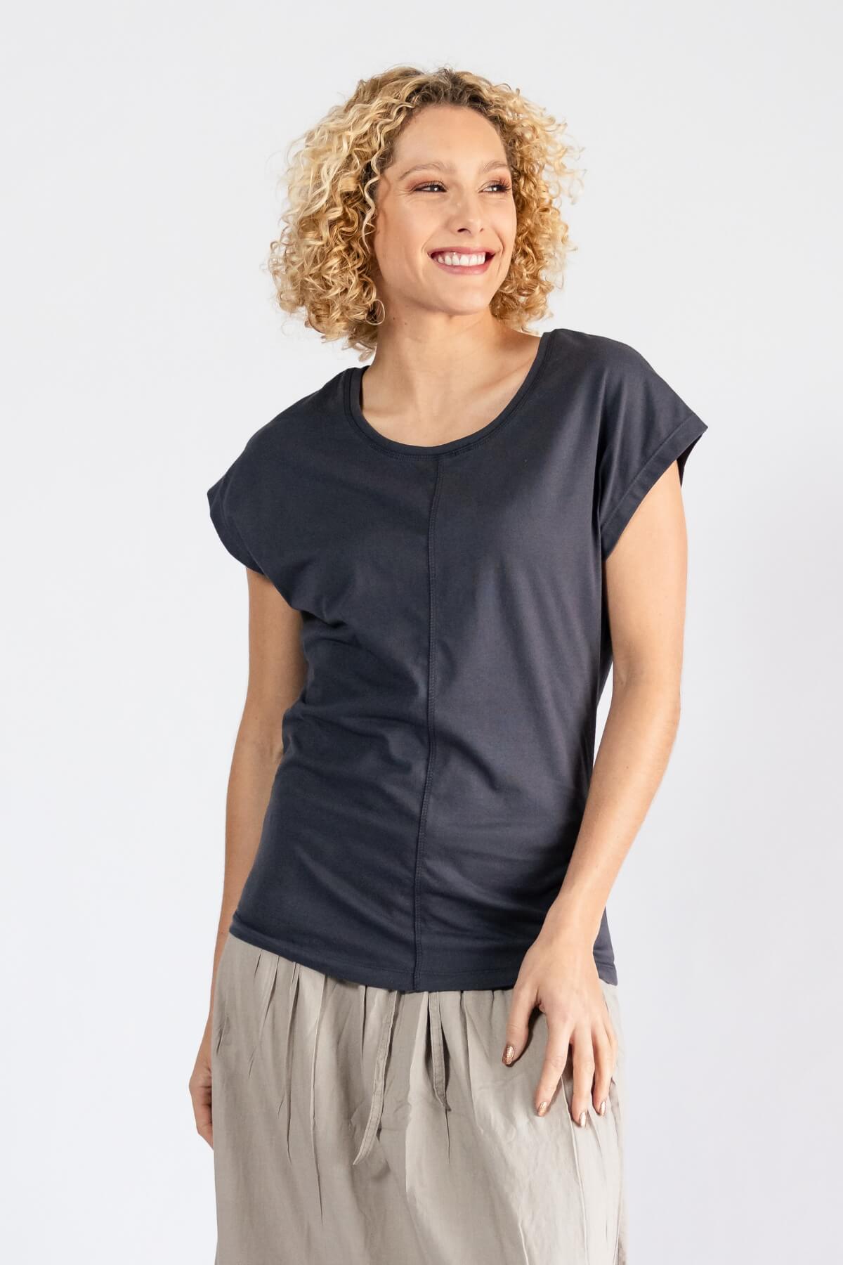 Surya Everyday Basic Organic Cotton Top for Women - ethically made in Nepal