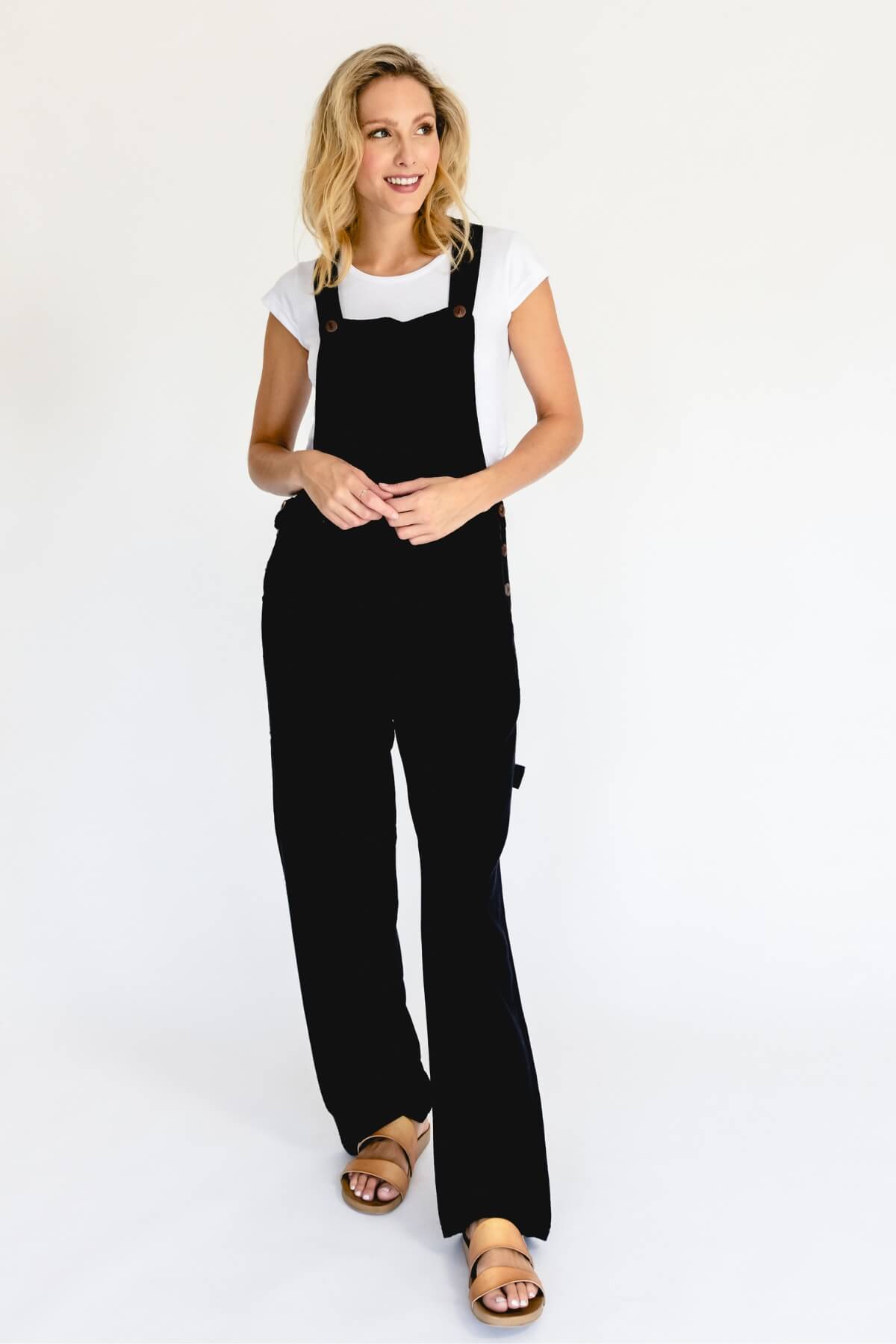 Surya Ethical Cotton Overalls for Women - beautifully woven cotton fabric