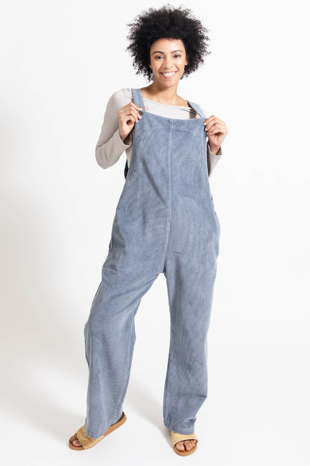 Surya Corduroy Overalls Dungarees made in Nepal - length