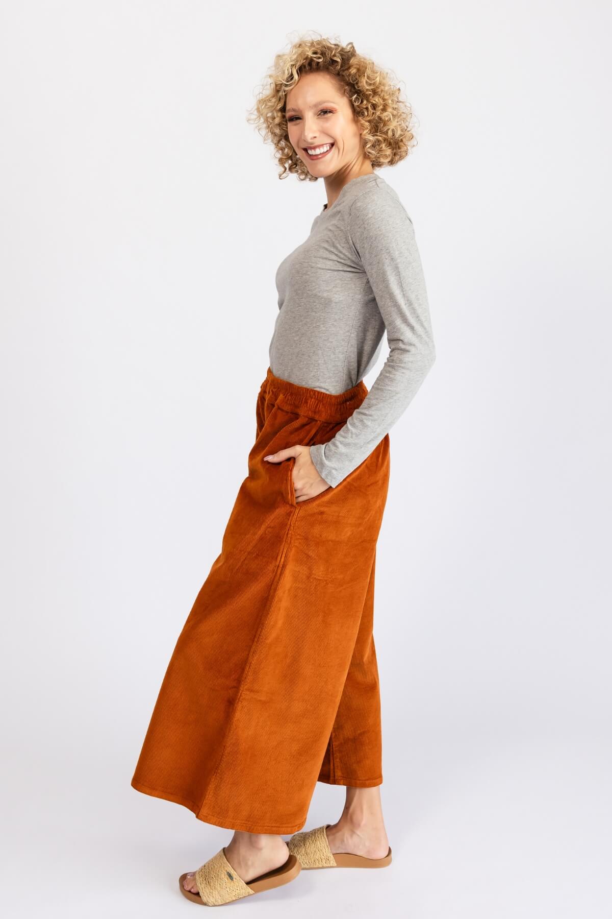 Surya Corduroy Pants - left side view