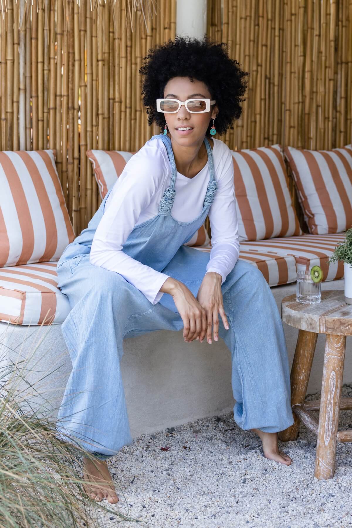 Surya Ethical Cotton Low Crotch Overalls made in Nepal