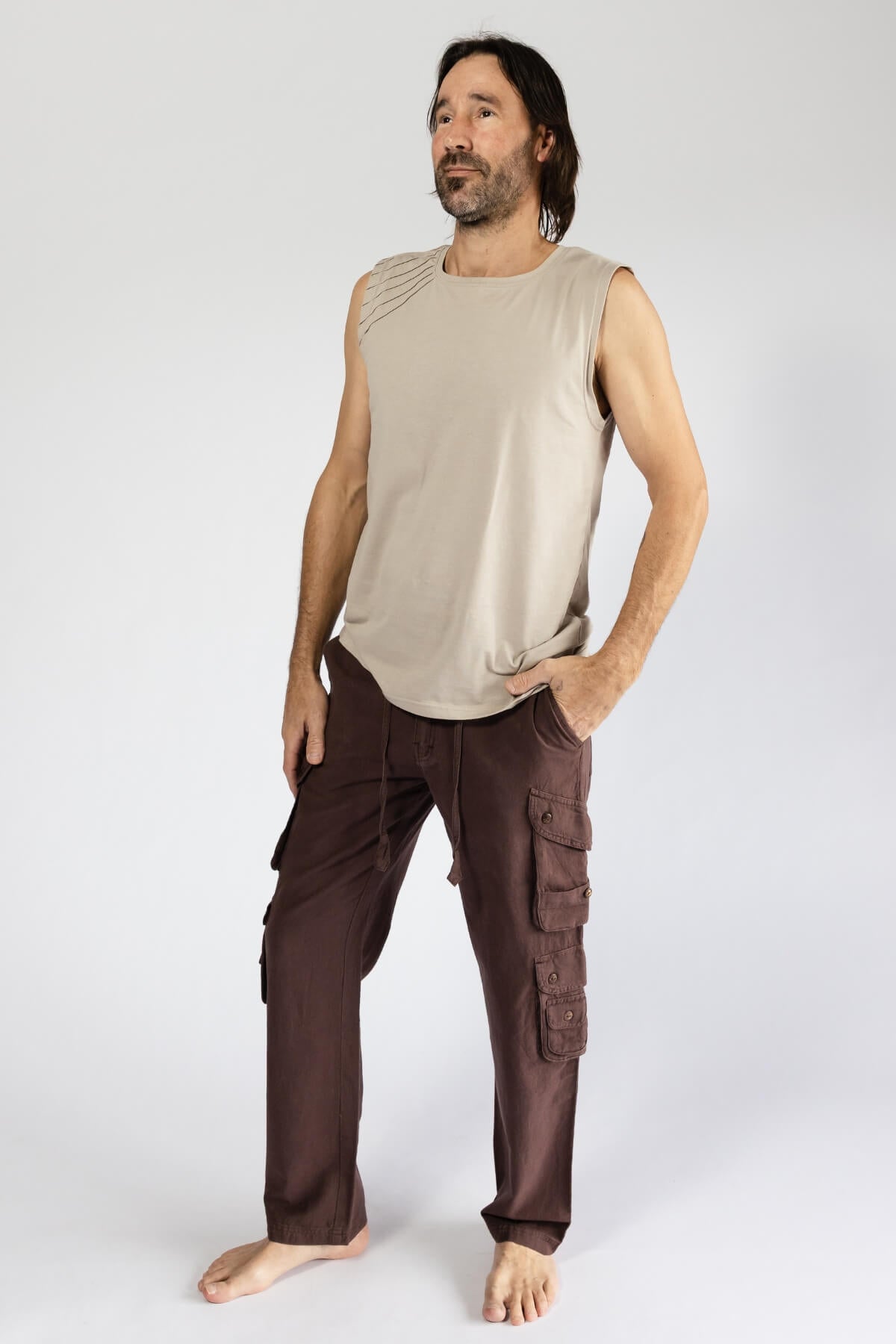 Surya Everyday Cargo Pants for Men - left side view