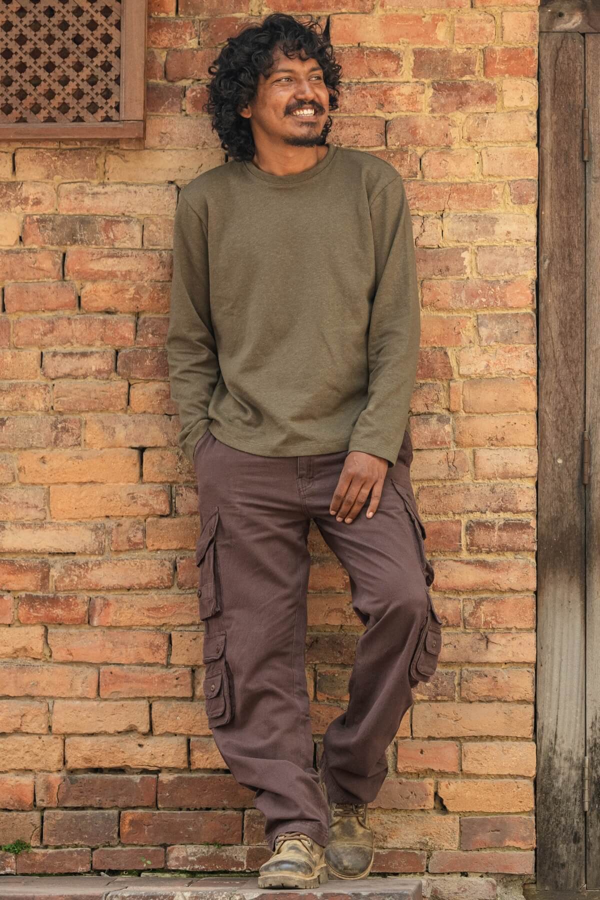 Surya Ethical Cotton Cargo Trousers - ethically made in Nepal
