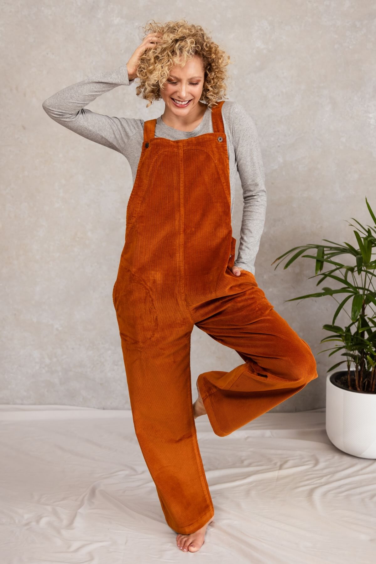 Surya Corduroy Overalls - generous sizing