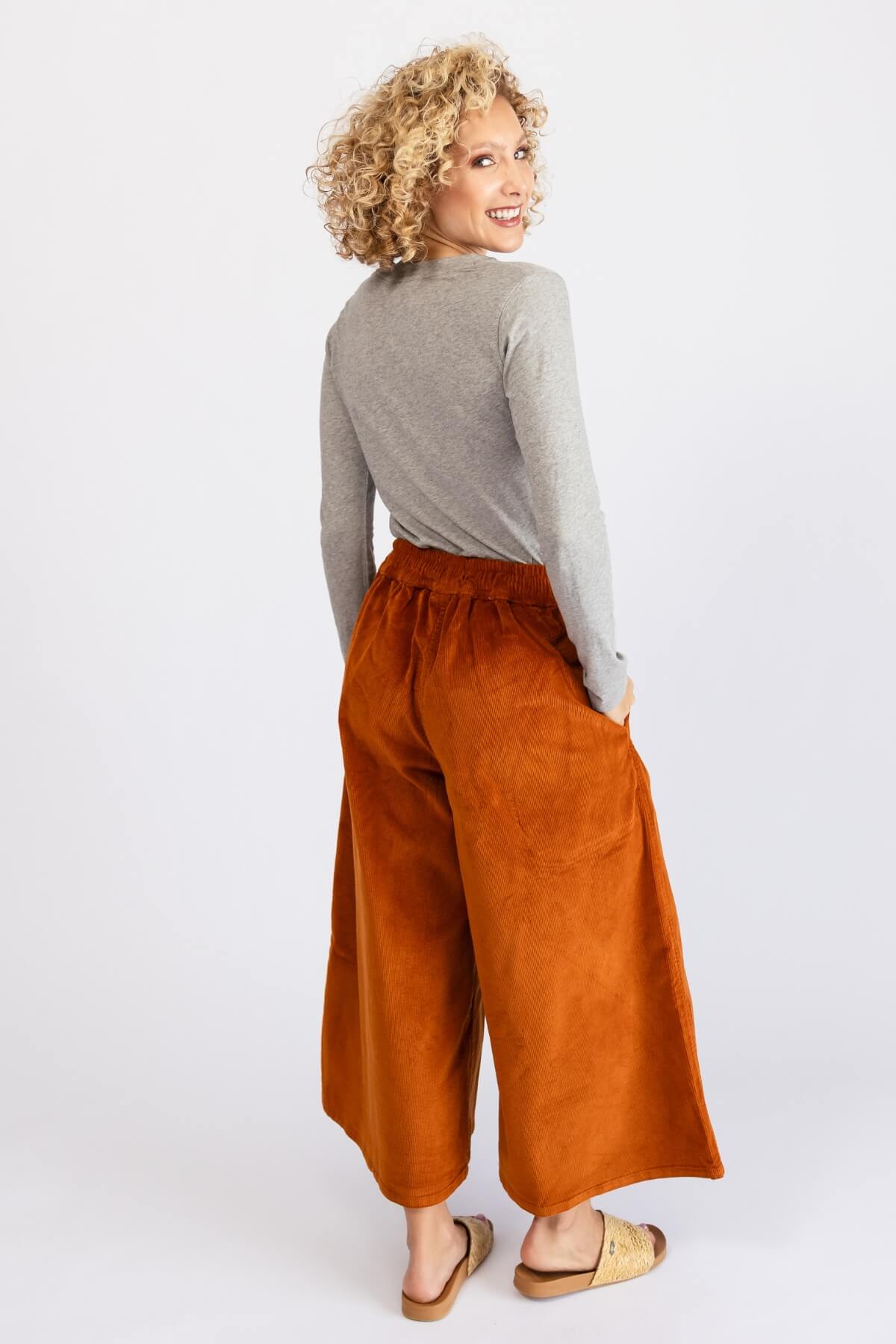 Surya Corduroy Pants - rear view