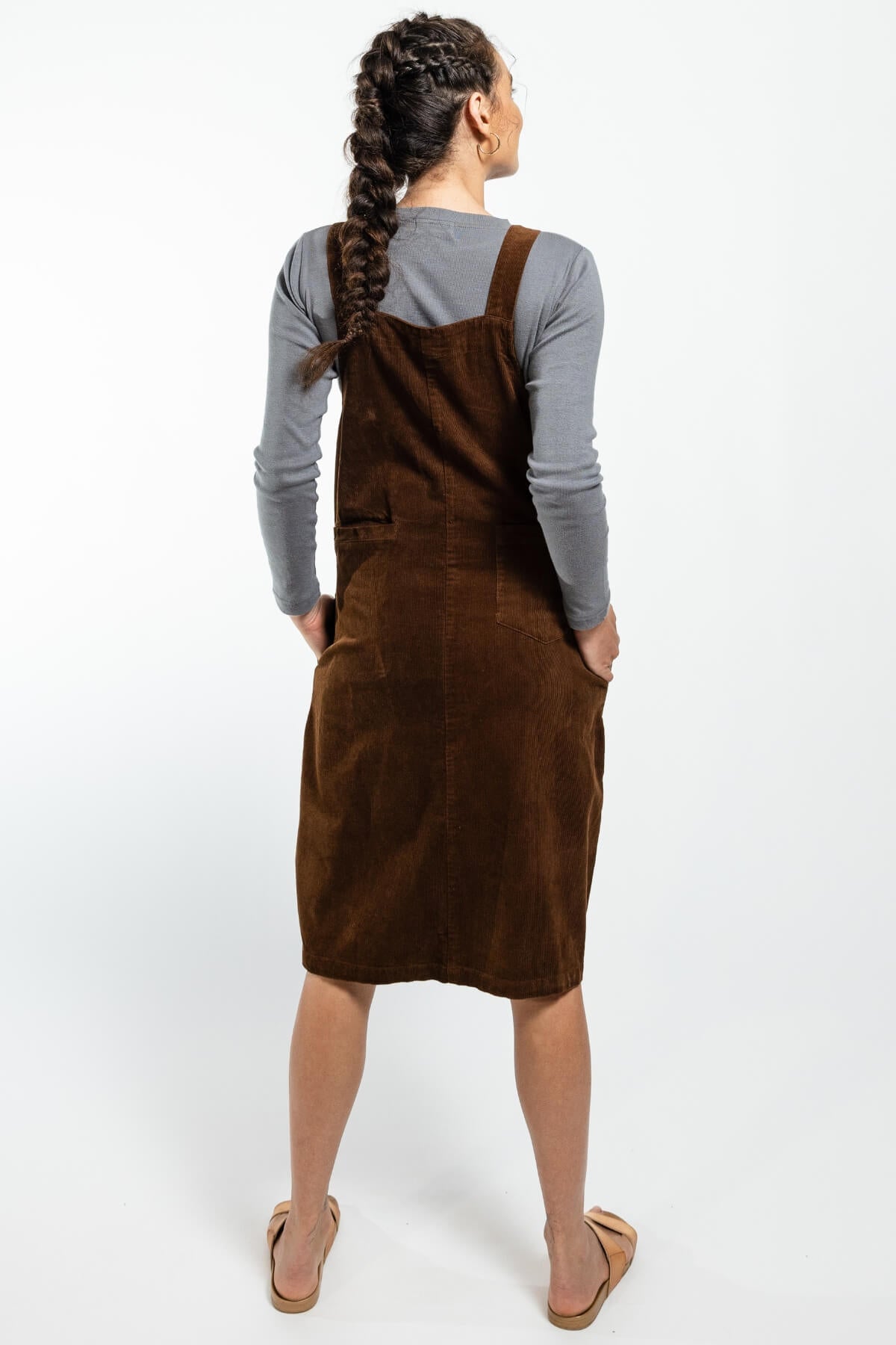 Surya Cotton Corduroy Pinafore - rear view