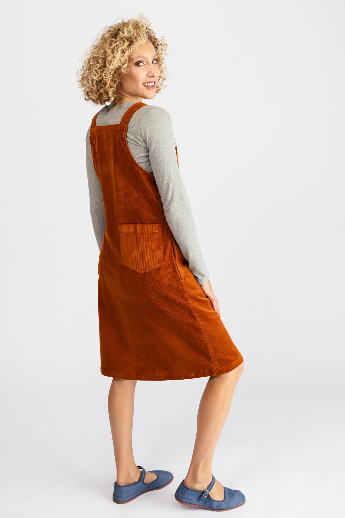 Surya Cotton Corduroy Pinafore - right side view