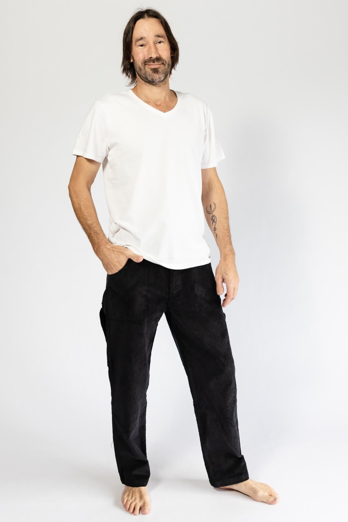 Surya Ethical Men's Corduroy Pants - right side view