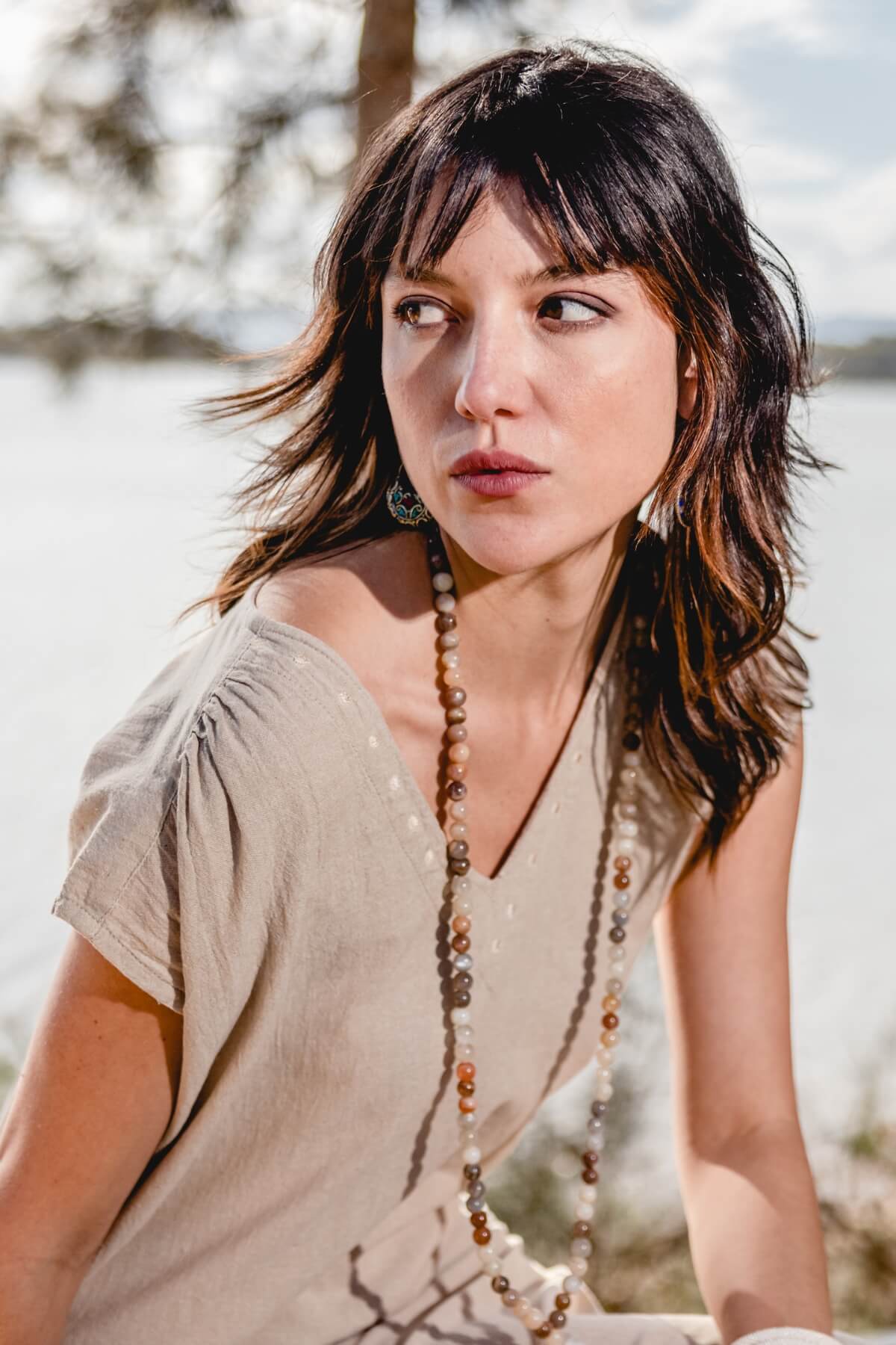 Surya Ethical Cotton 'Aurora' Sun Dress - sleeve detail