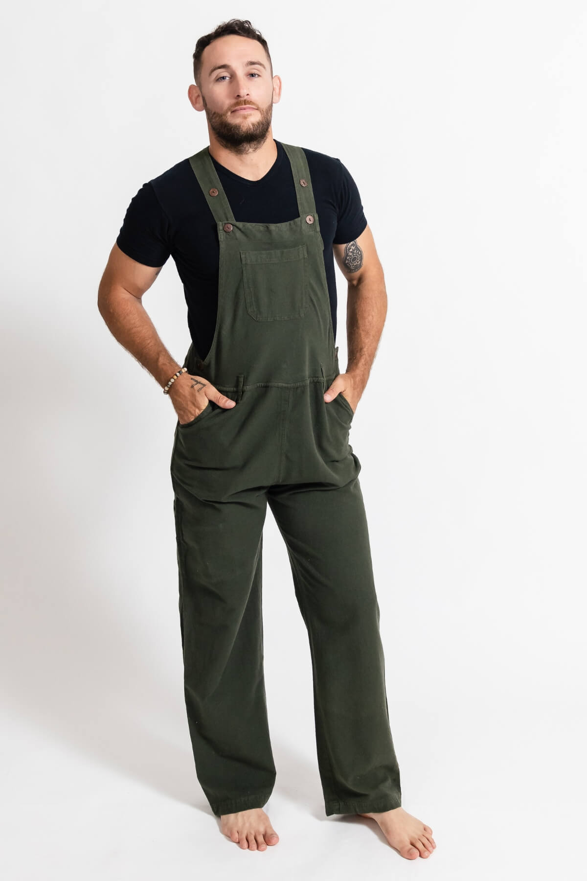 Surya Cotton Dungarees for Men - adjustable length