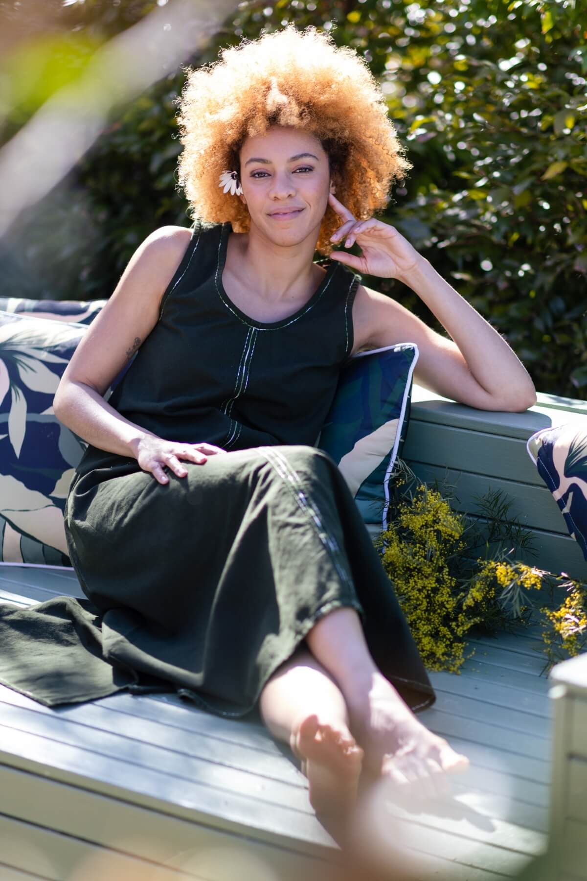 Surya Ethical Cotton Embroidered 'Calliope' Dress - made in Nepal