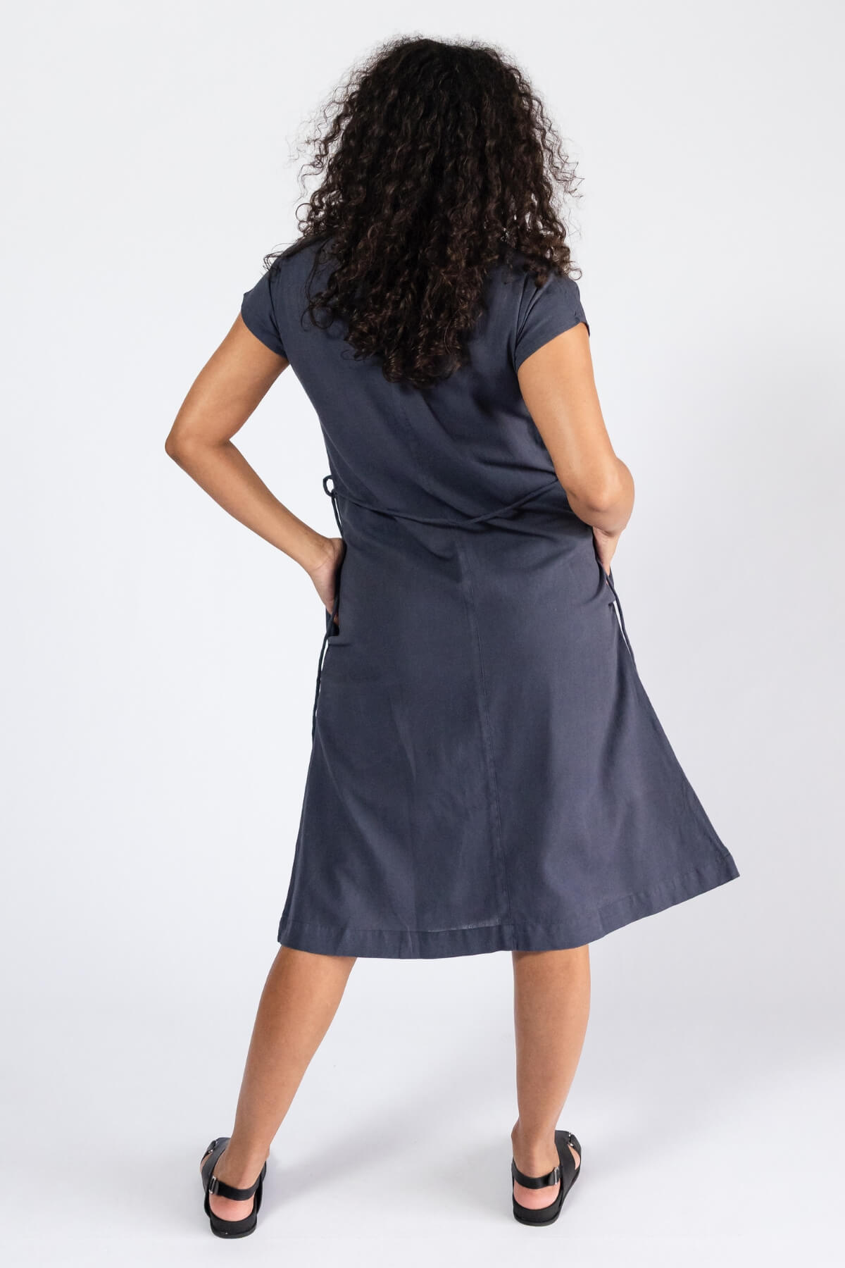 Surya Ethical Everyday Cotton 'Aurora' Dress - rear view