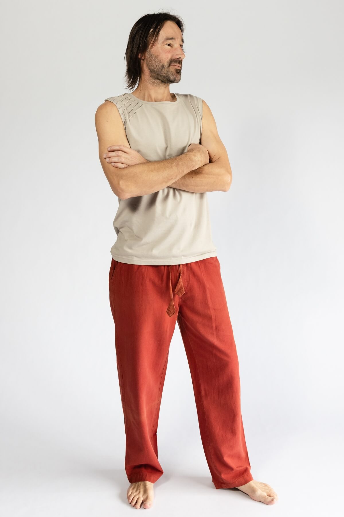 Surya Everyday Cotton Trousers for Men - right side view