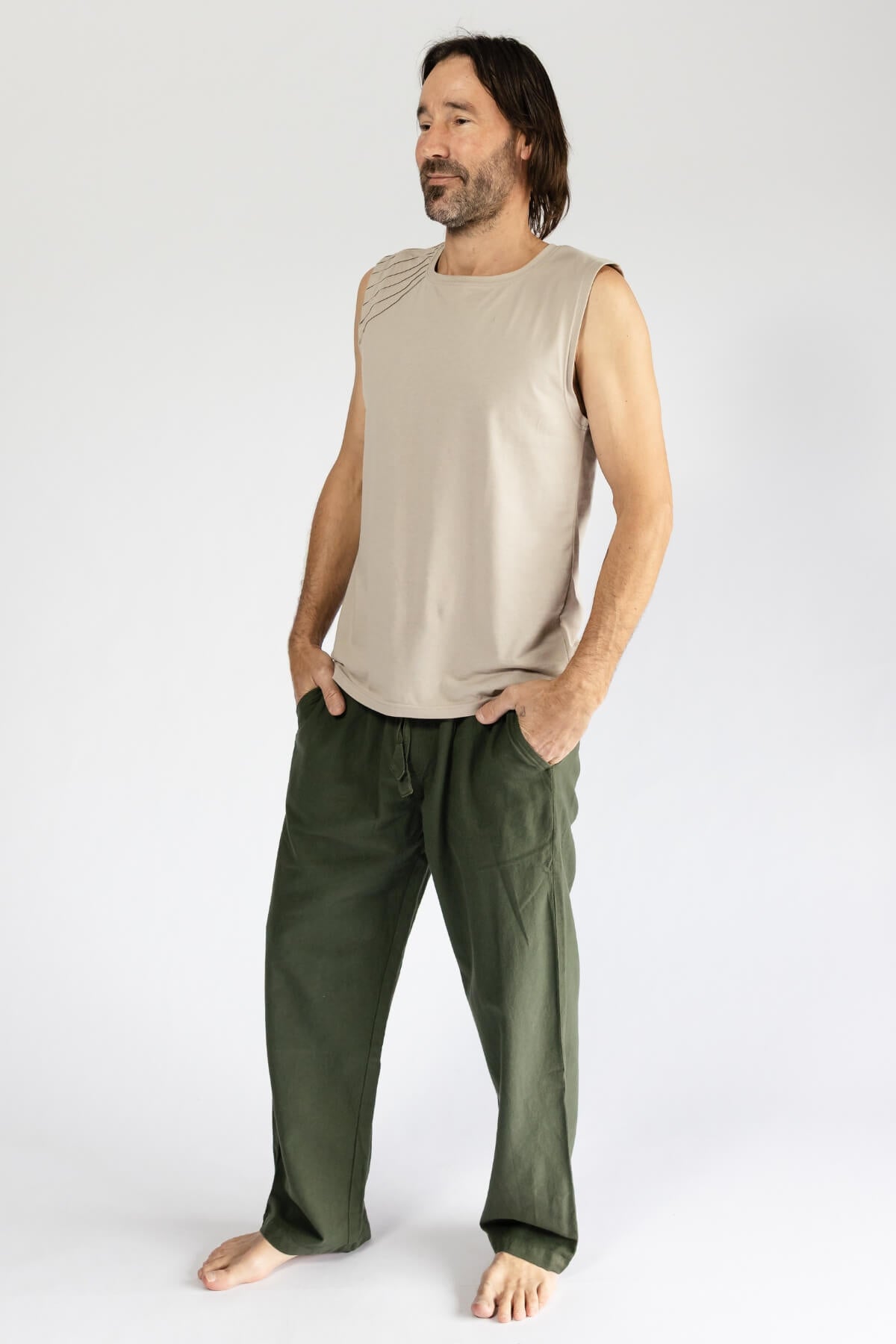 Surya Cotton Everyday Pants for Men - left side view