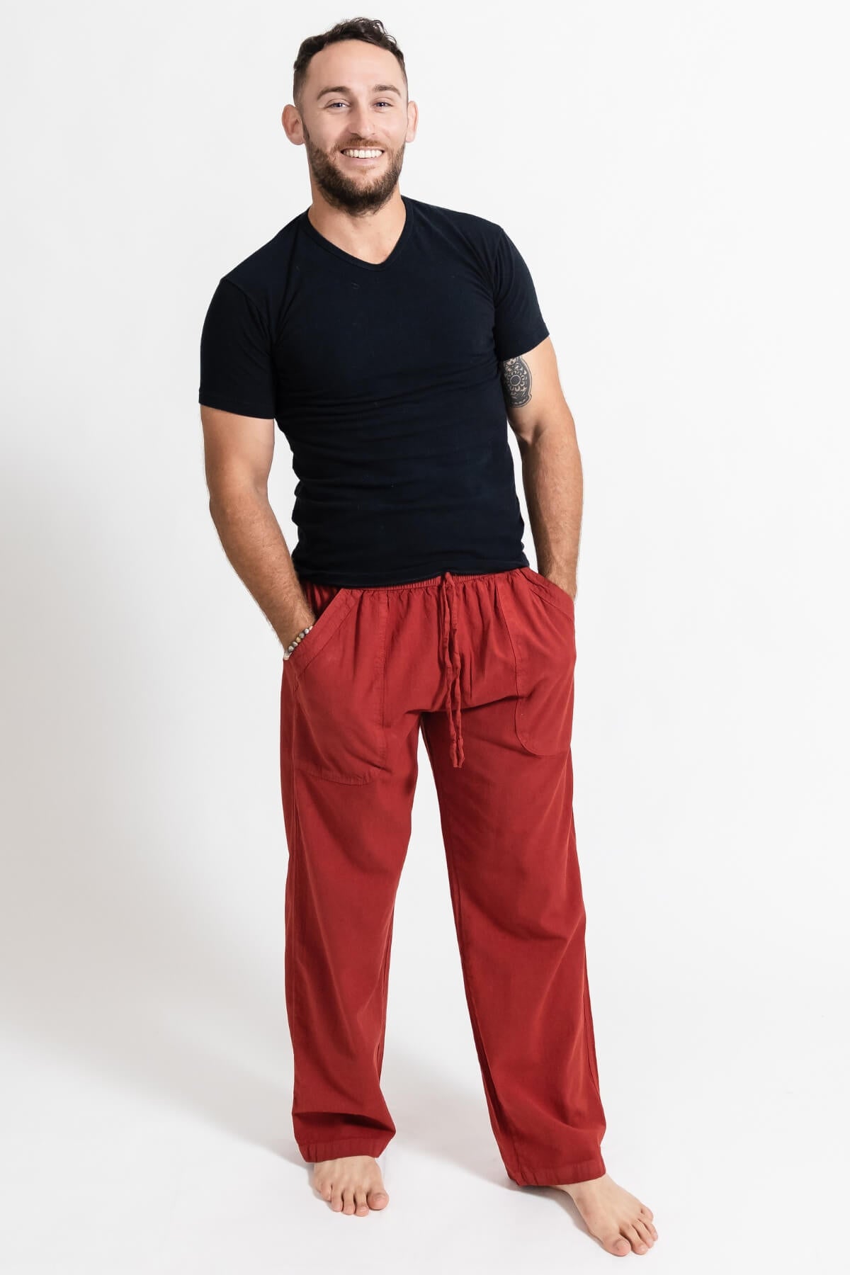Surya Cotton Everyday Pants for Men - large, deep pockets