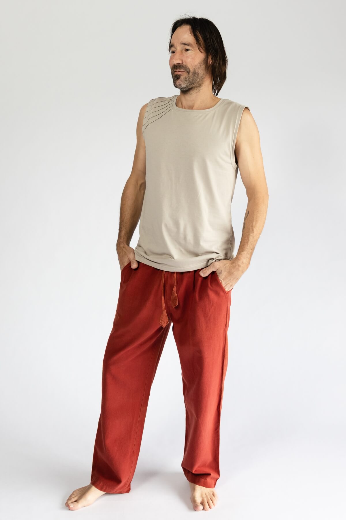 Surya Everyday Cotton Trousers for Men - left side view