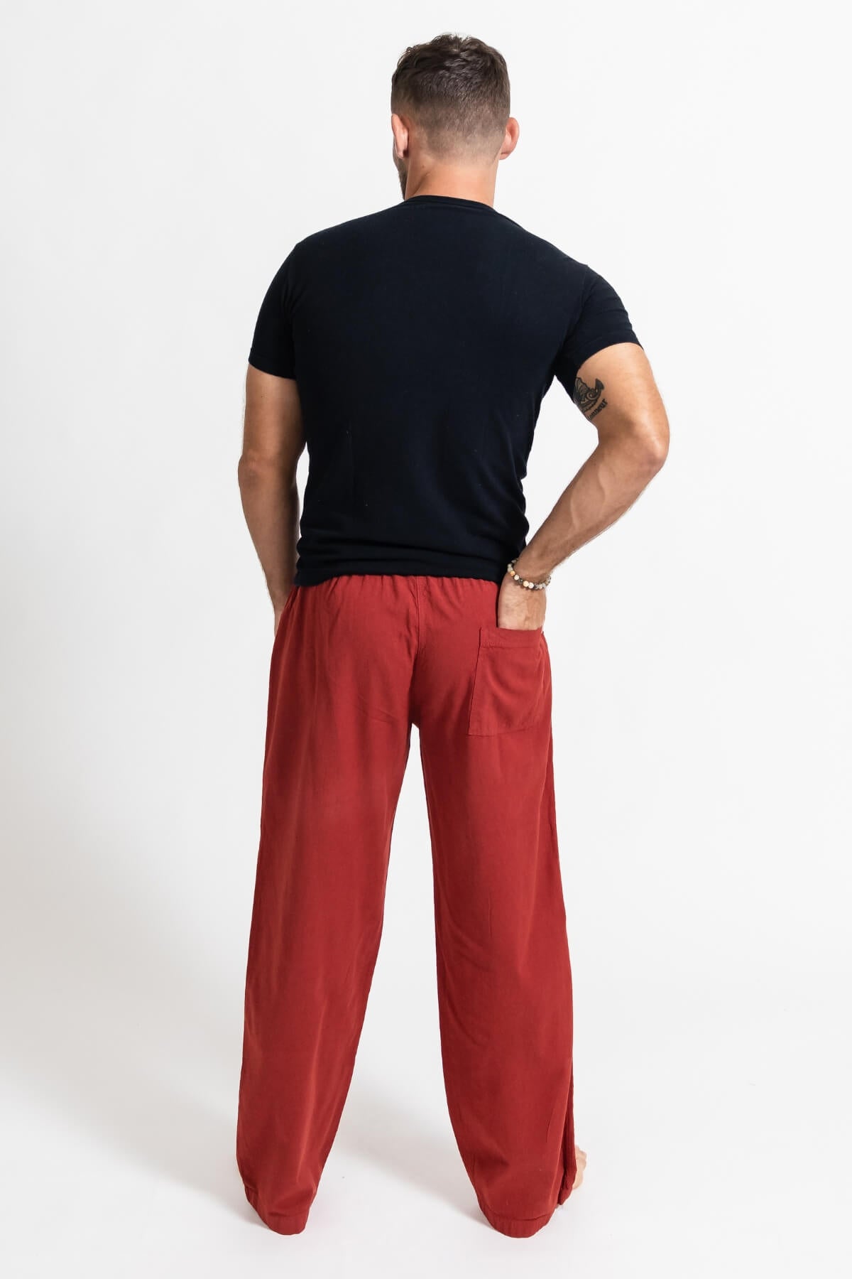 Surya Cotton Everyday Pants for Men - rear view