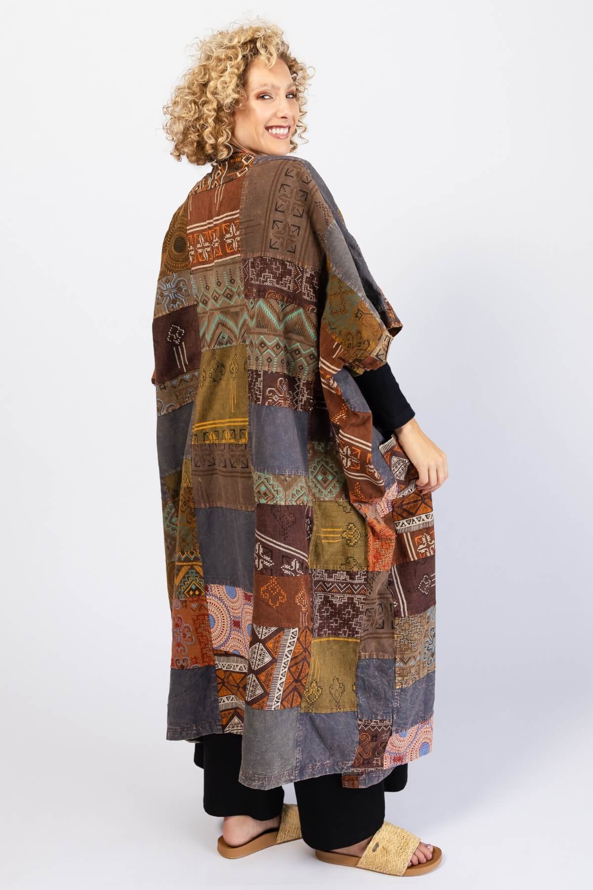 Surya Cotton Patch Asher Duster Jacket - beautiful cotton patchwork