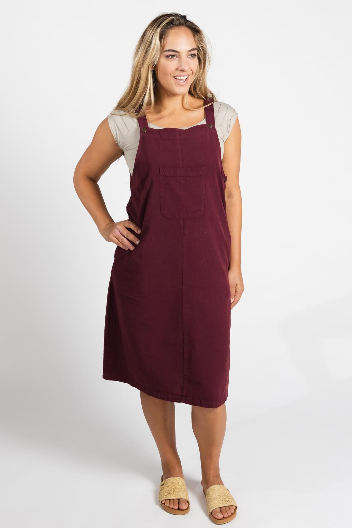 Surya Cotton 'Ayla' Pinafore - beautifully woven cotton