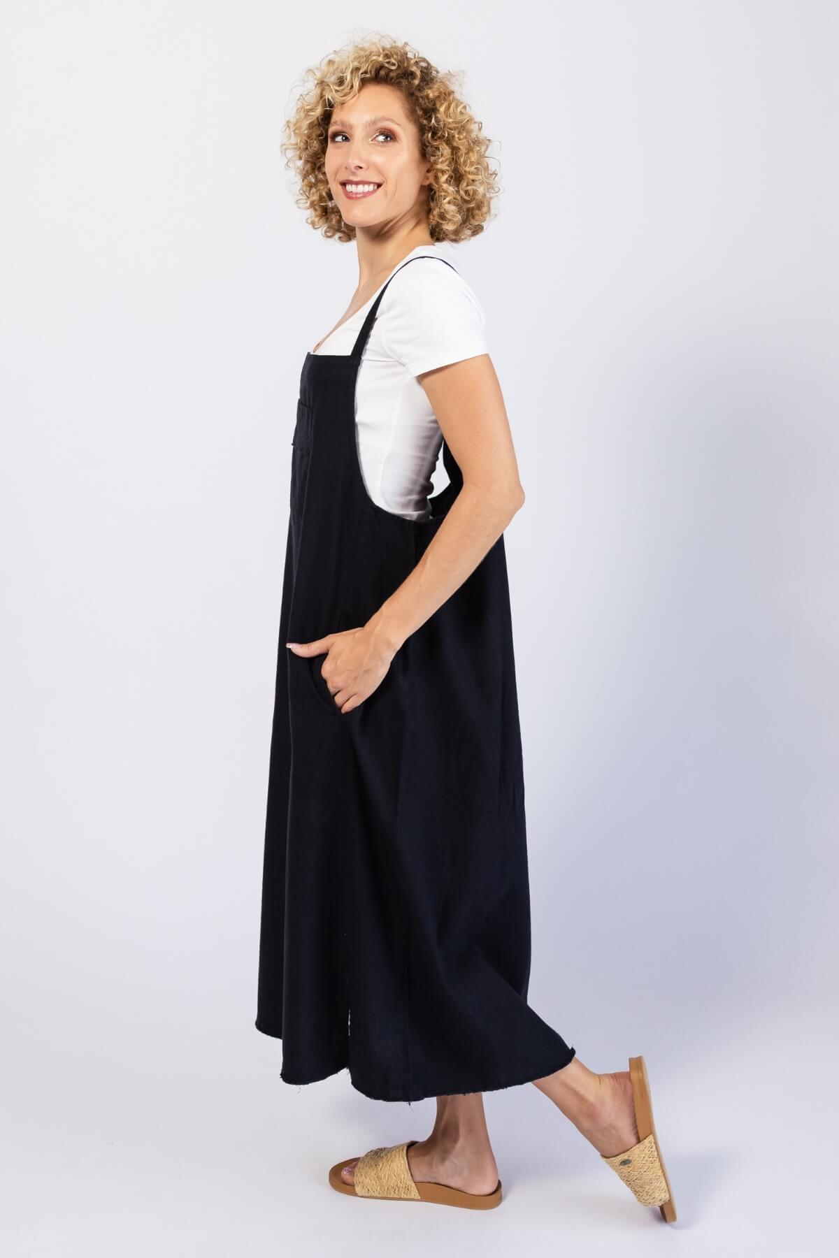 Surya Cotton Sirena Pinafore | left side view
