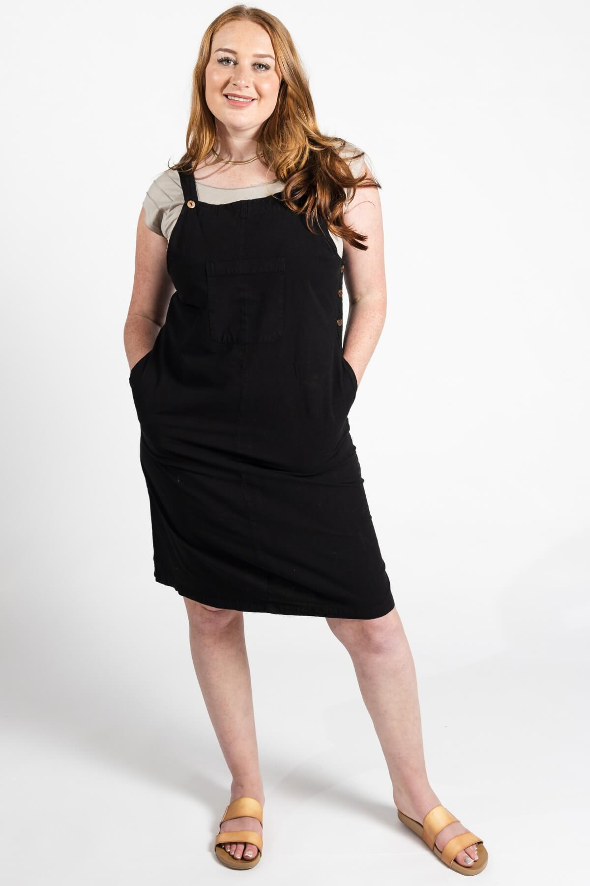 Surya Cotton 'Ayla' Pinafore - ethically made in Nepal