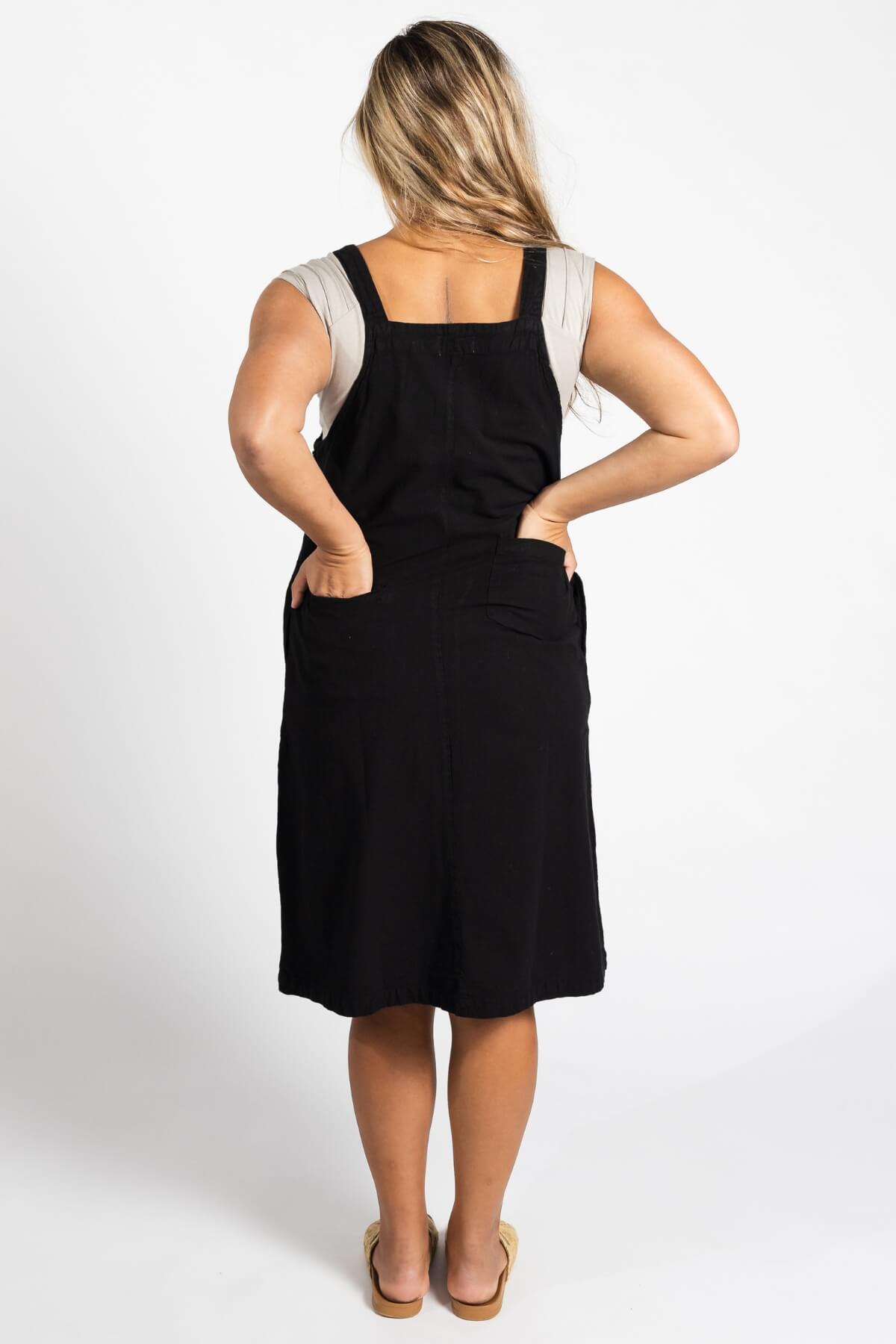 Surya Cotton 'Ayla' Pinafore - rear view