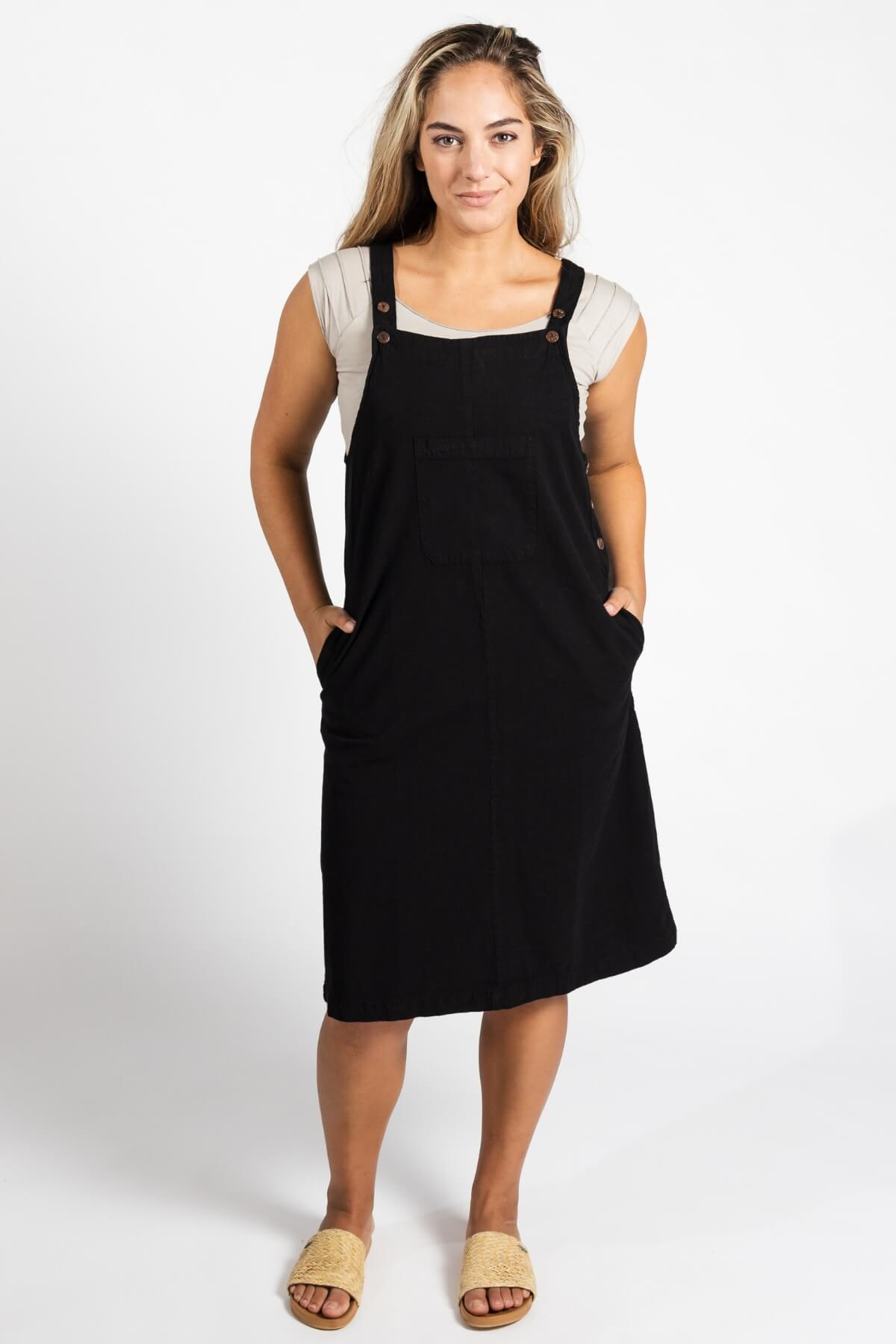 Surya Cotton 'Ayla' Pinafore - with loads of pockets